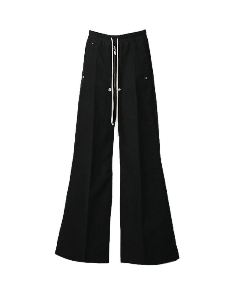RICK OWENS - WIDE BELA PANTS/RR02D6366/ワイドベラパンツ/ BLACK 