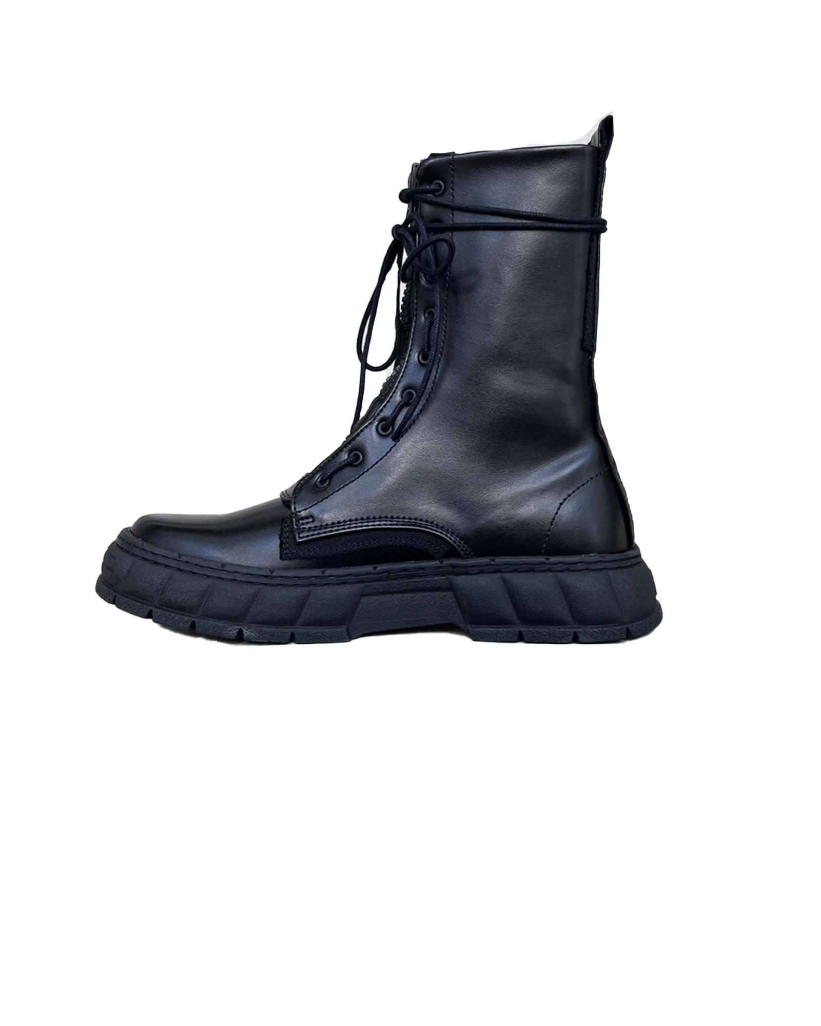 VIRON - ヴィロン/1992-z black apple zip-up high boot/ブーツ/BLACK 