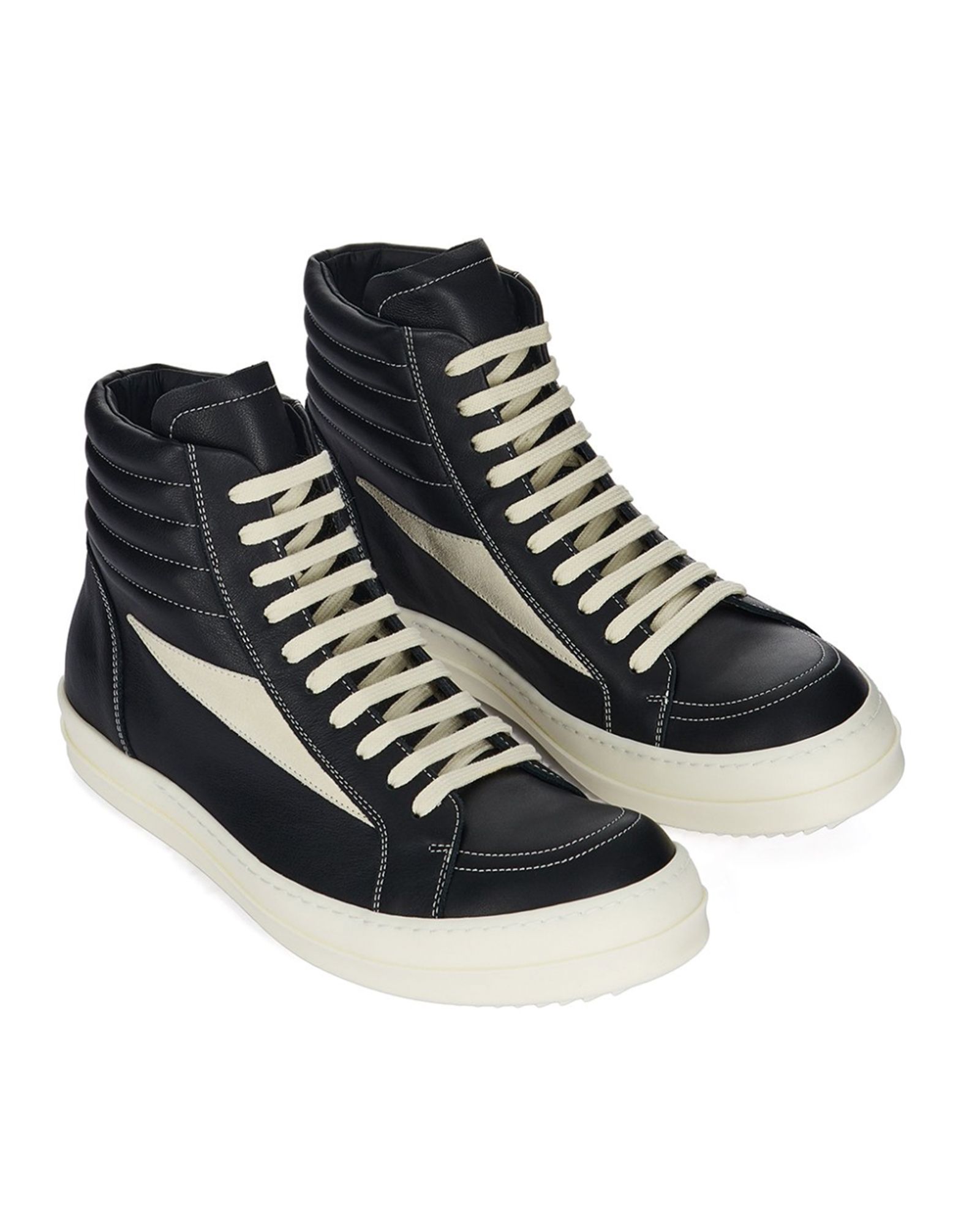 RICK OWENS - JUMBOLACED LOW SNEAKERS/RU02D6893/スニーカー/BLACK/PEARL/MILK/MILK  | Detail