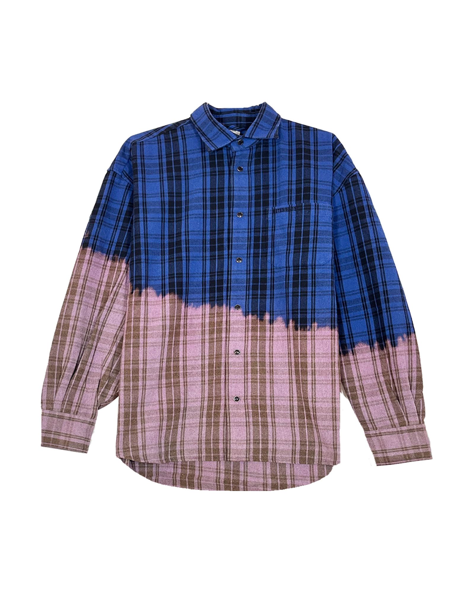 Vetements Check Oversize Flannel Shirt S