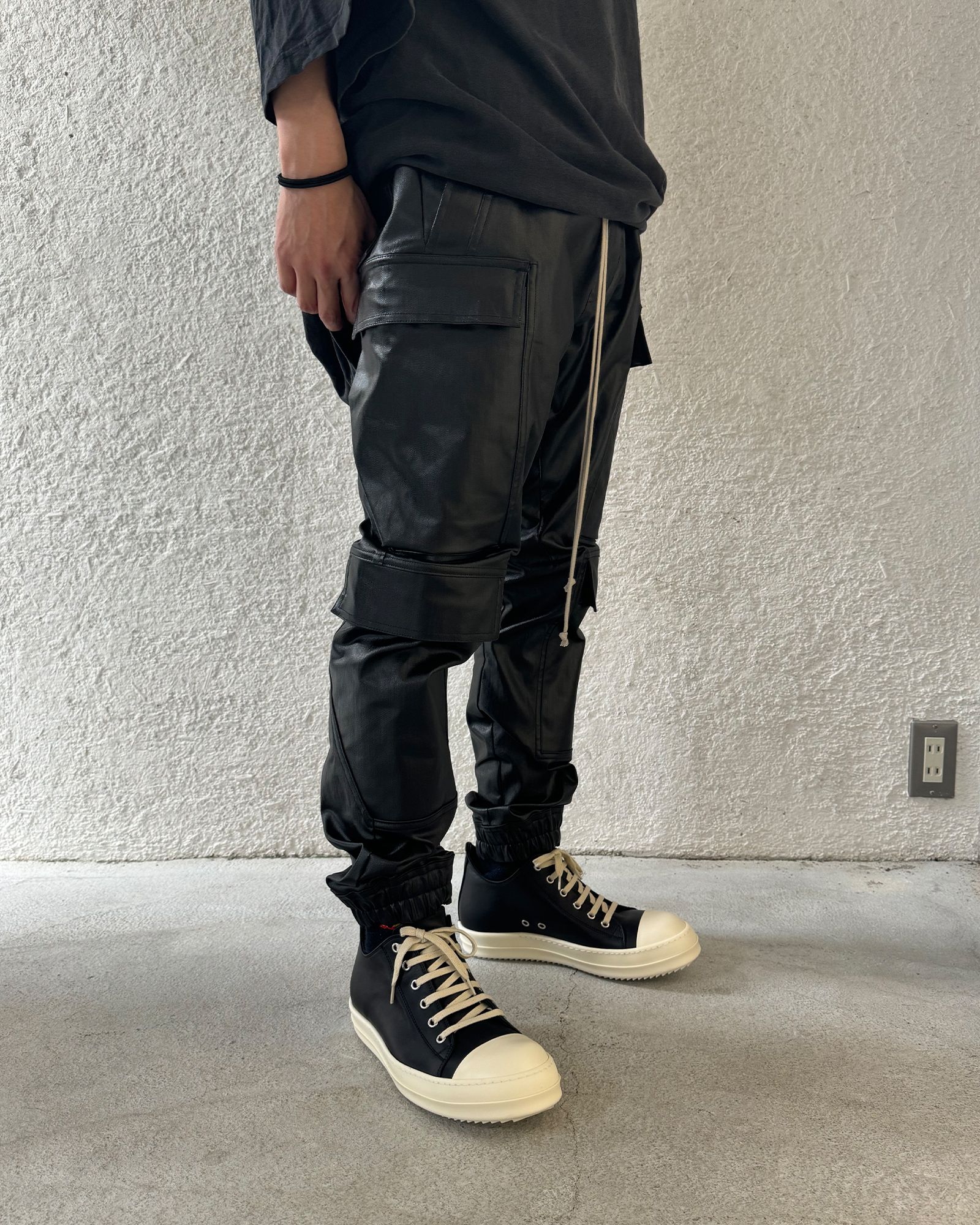 RICK OWENS - MASTODON MEGACARGO/RU02D6337STC/マストドン メガカーゴ パンツ/BLACK | Detail