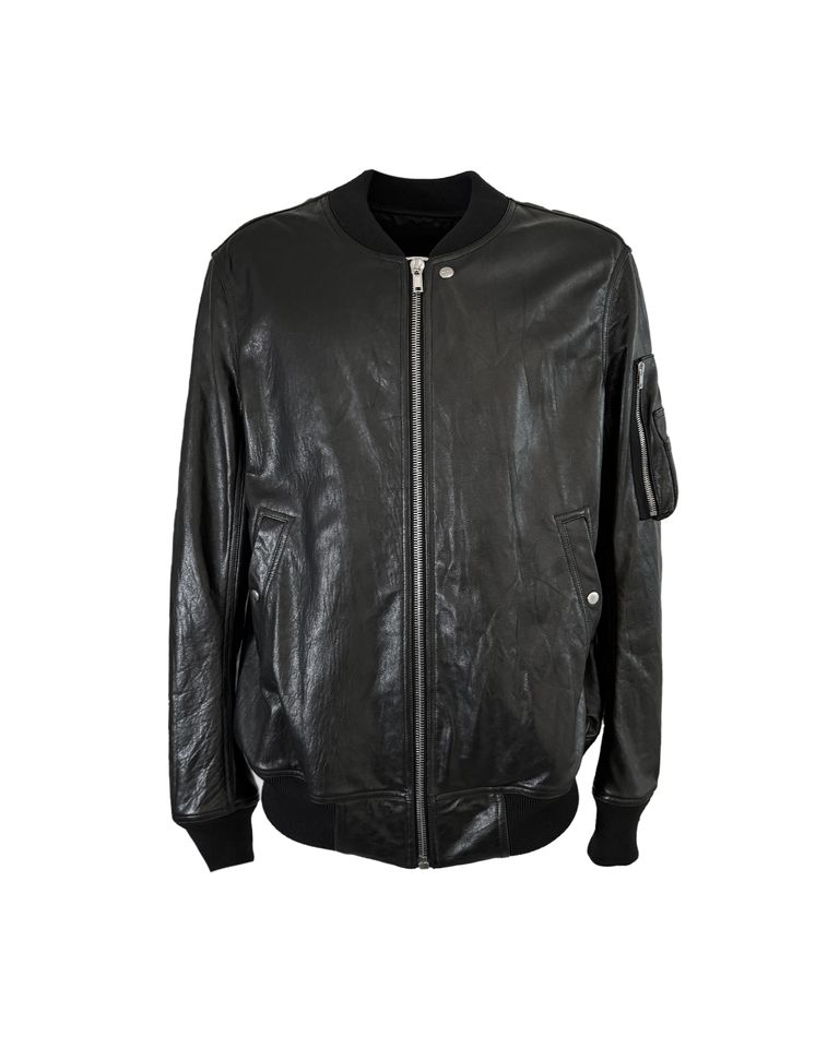 Rick Owens ムートン 看 B-6 フライトジャケット フード