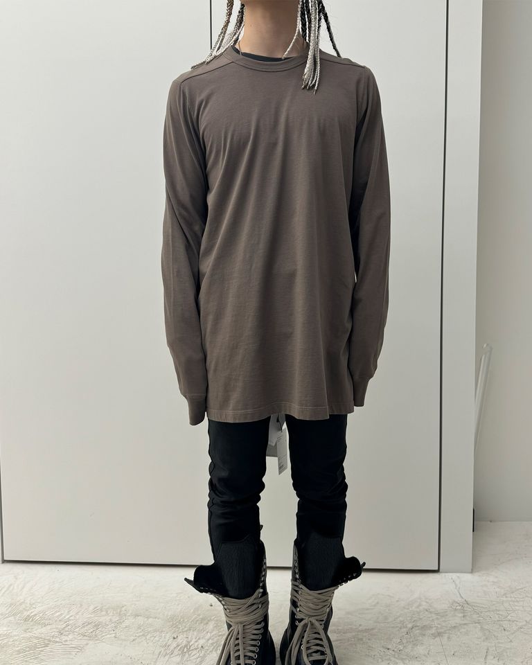 RICK OWENS - LEVEL LS T/RU01C4266JA/ロングスリーブTシャツ/ DUST 