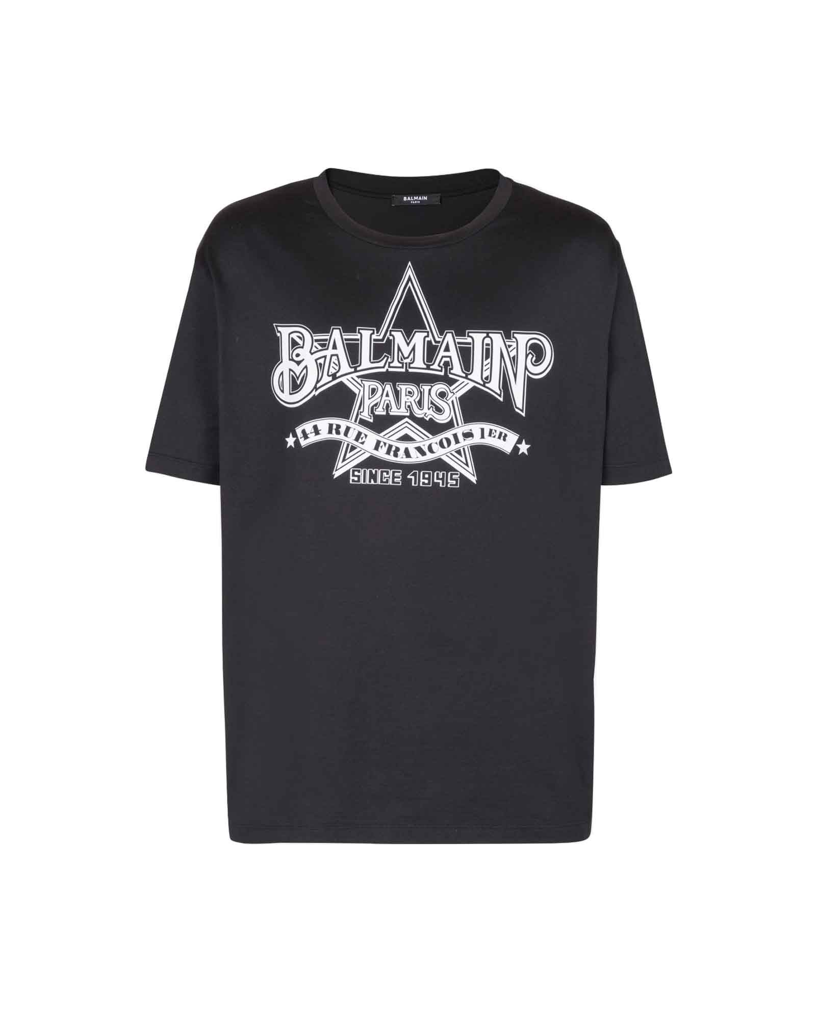 新作入荷新品BALMAIN バルマン ロンT シャツ カッターシャツ ブラック トップス