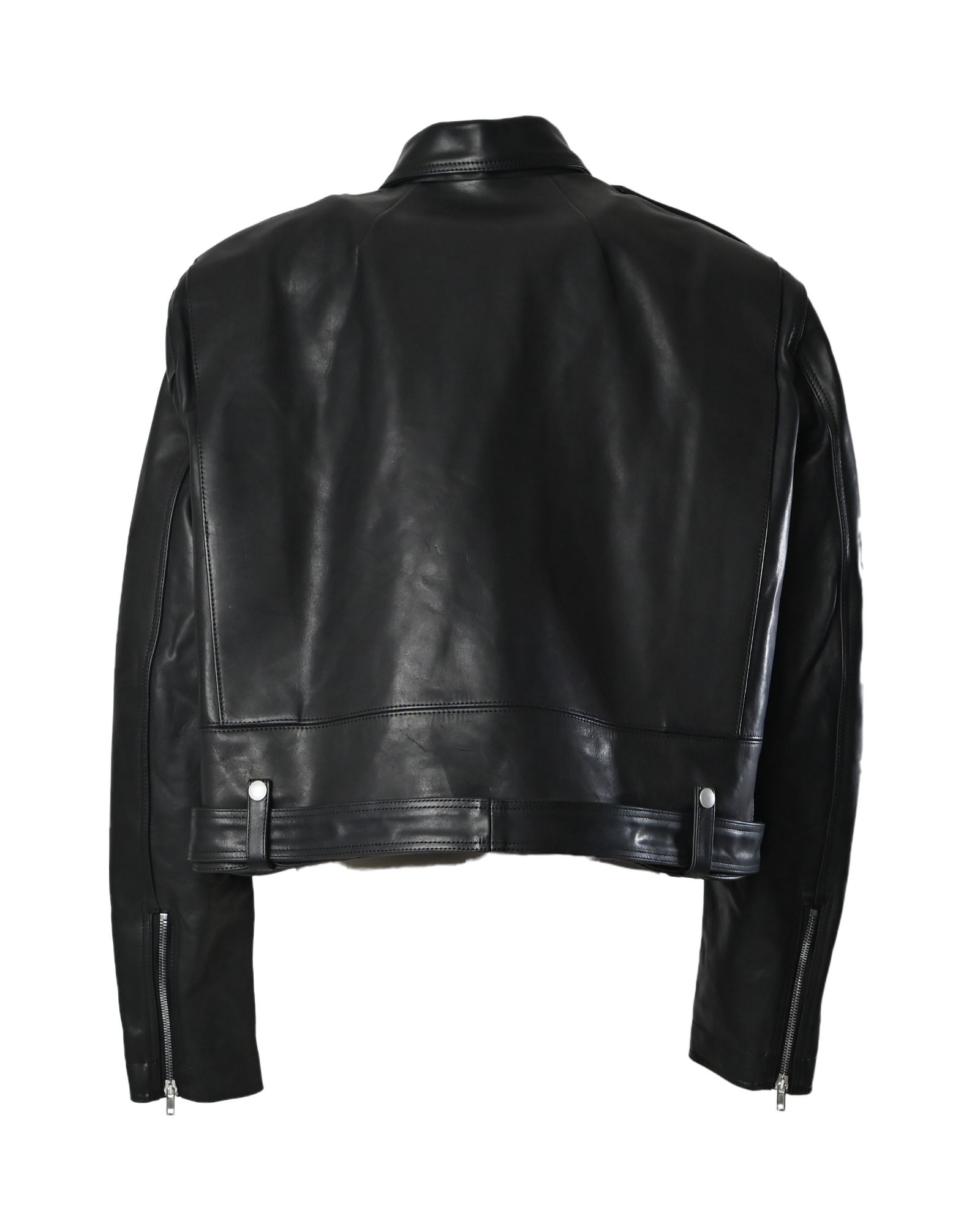 RICK OWENS - CROPPED JUMBO BAUHAUS STOOGES/RR02D6717/ライダースジャケット/BLACK |  Detail