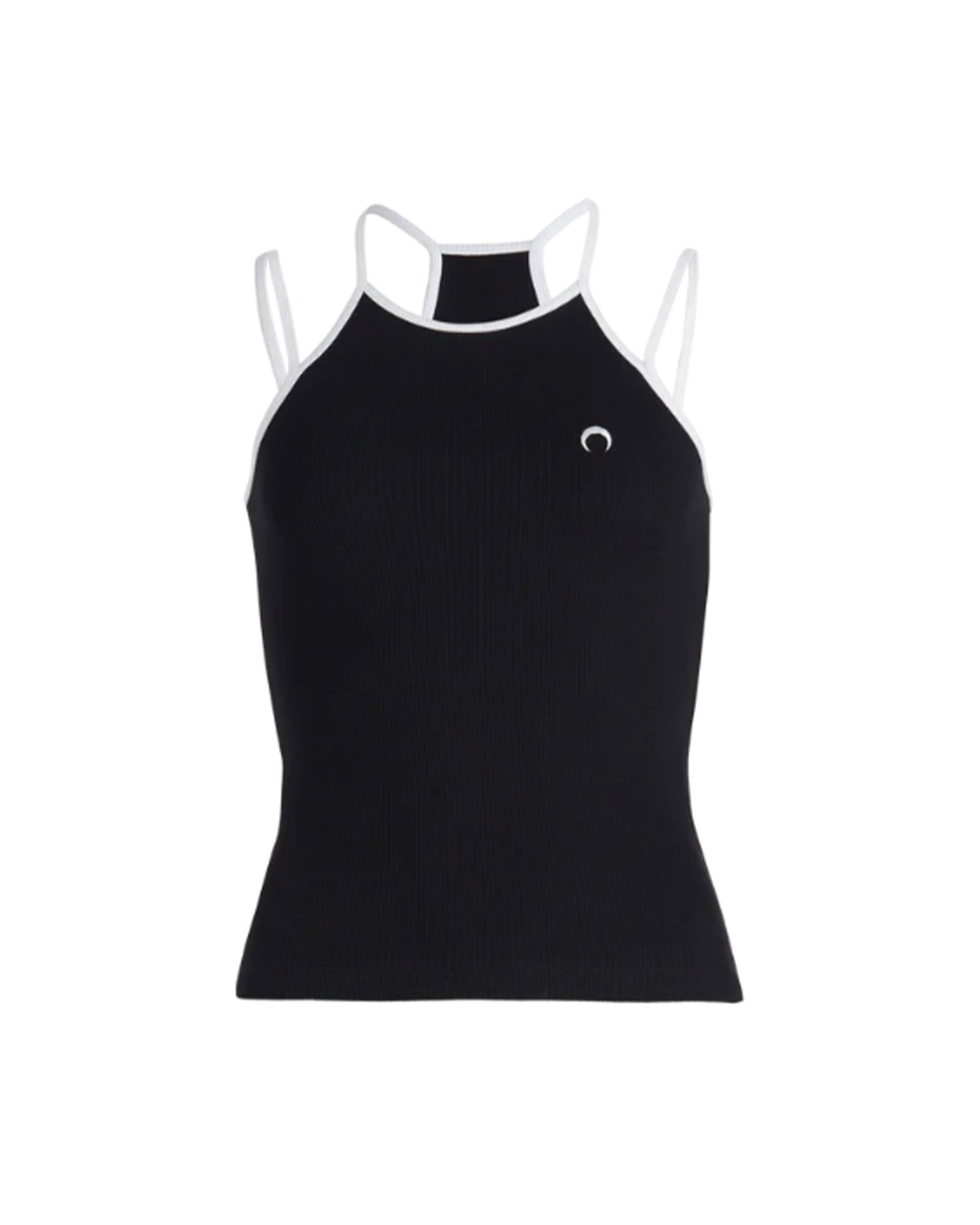 Marine Serre - Organic cotton tennis court top | Detail