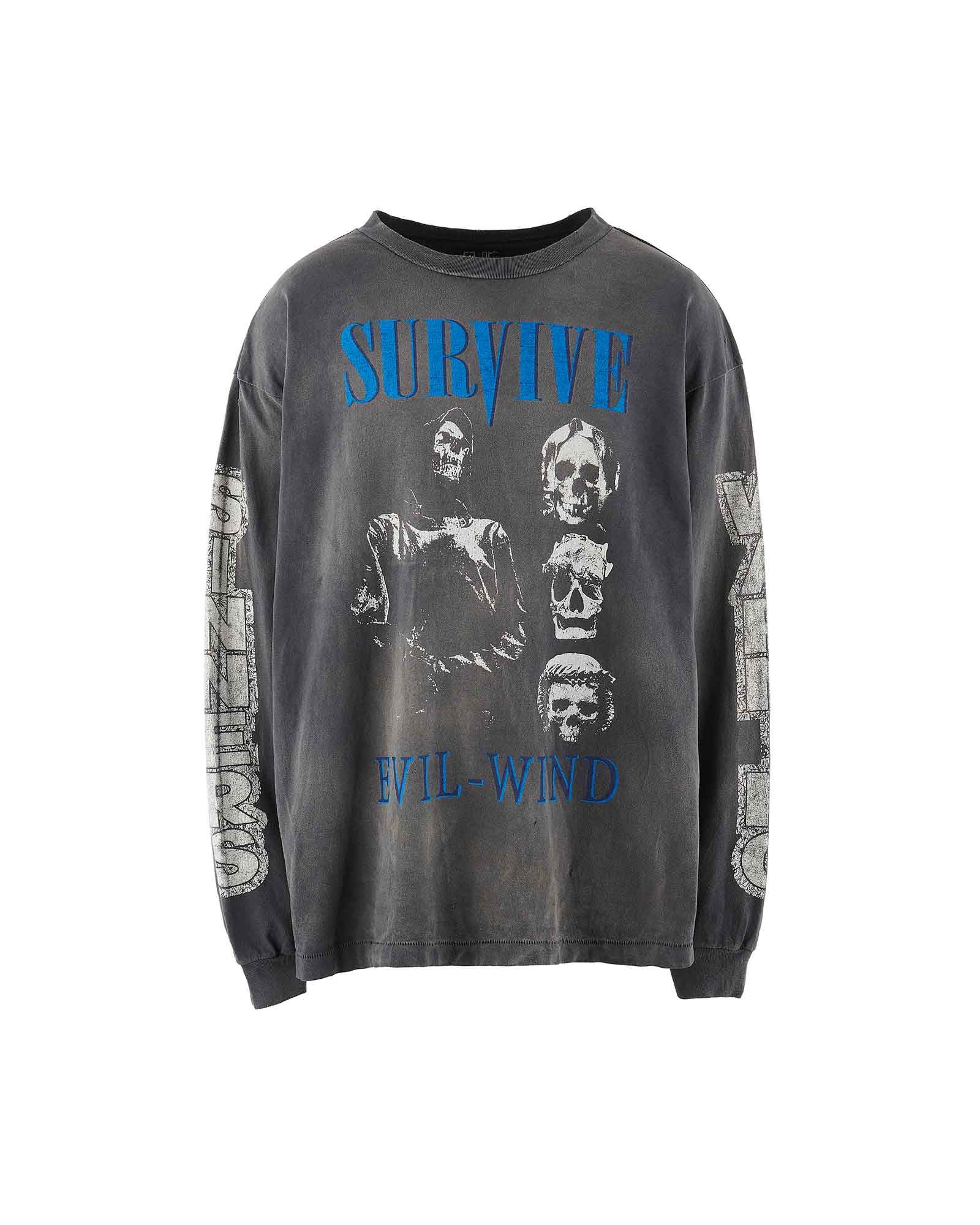 SAINT MXXXXXX SURVIVE L/S TEE - Tシャツ/カットソー(七分/長袖)