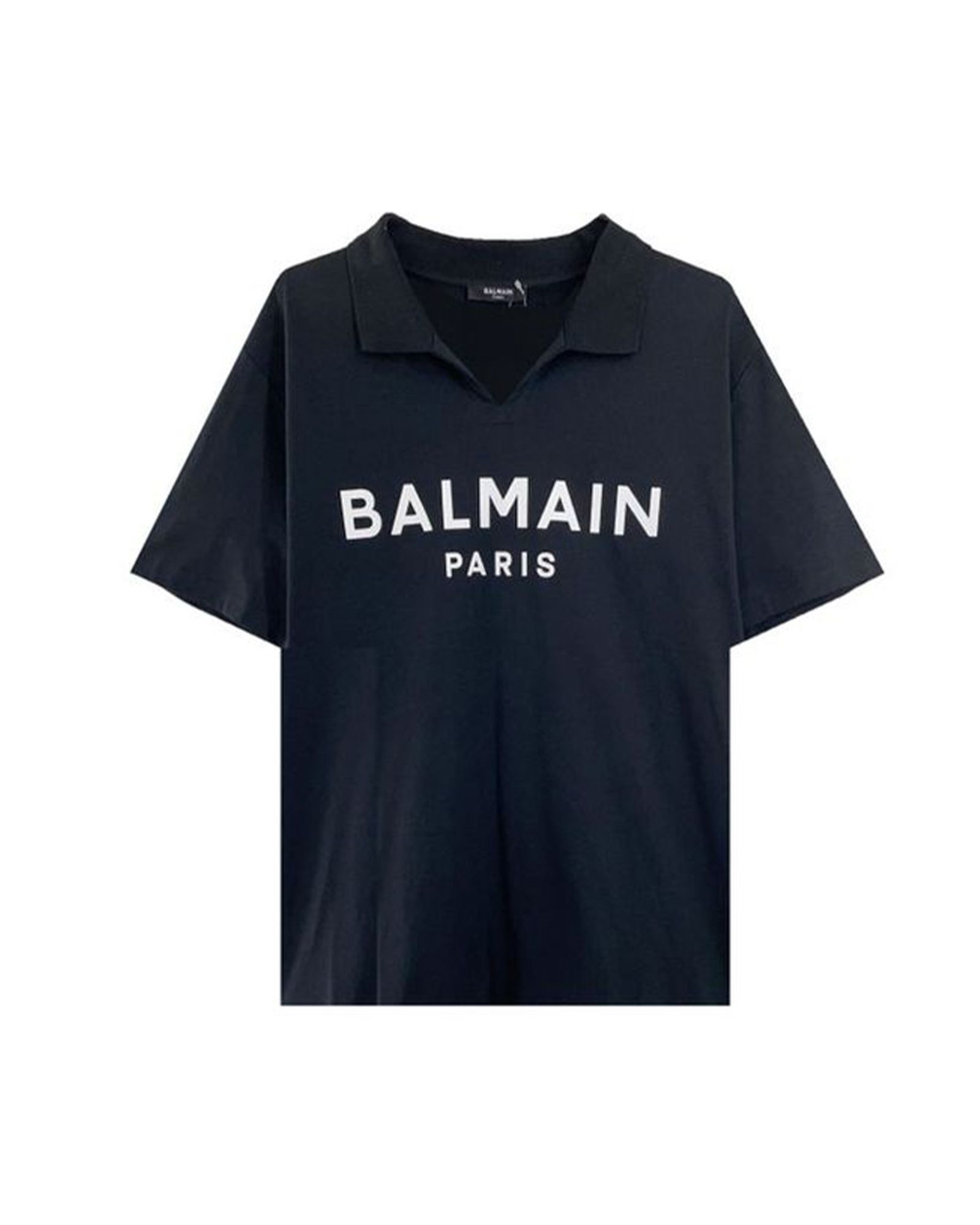 BALMAIN - BH1 C&S POLO BA (ポロシャツ) Blk/Wht | Detail