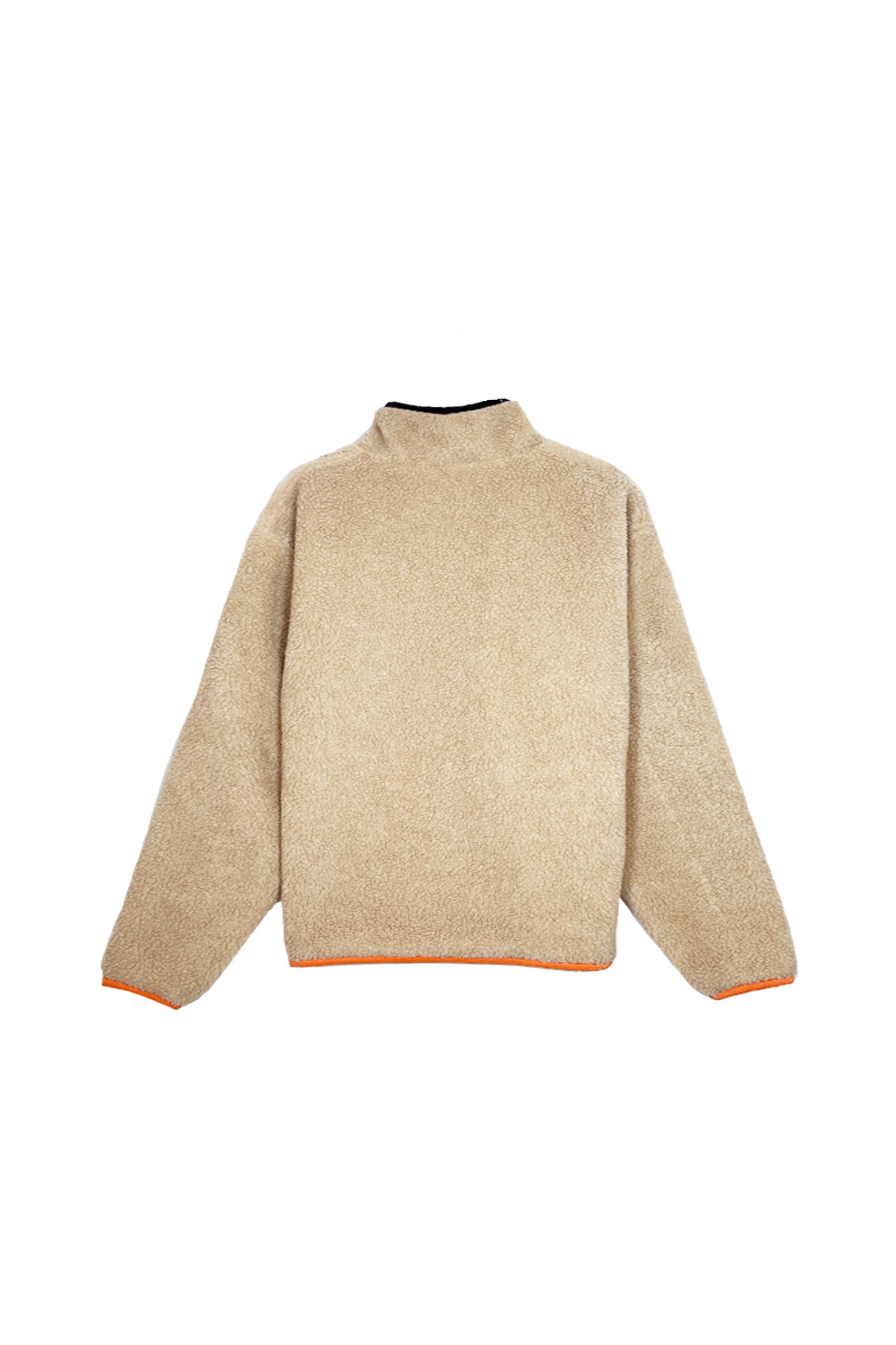 THE WORLD IS YOURS Paisley Fleece Jacket Detail