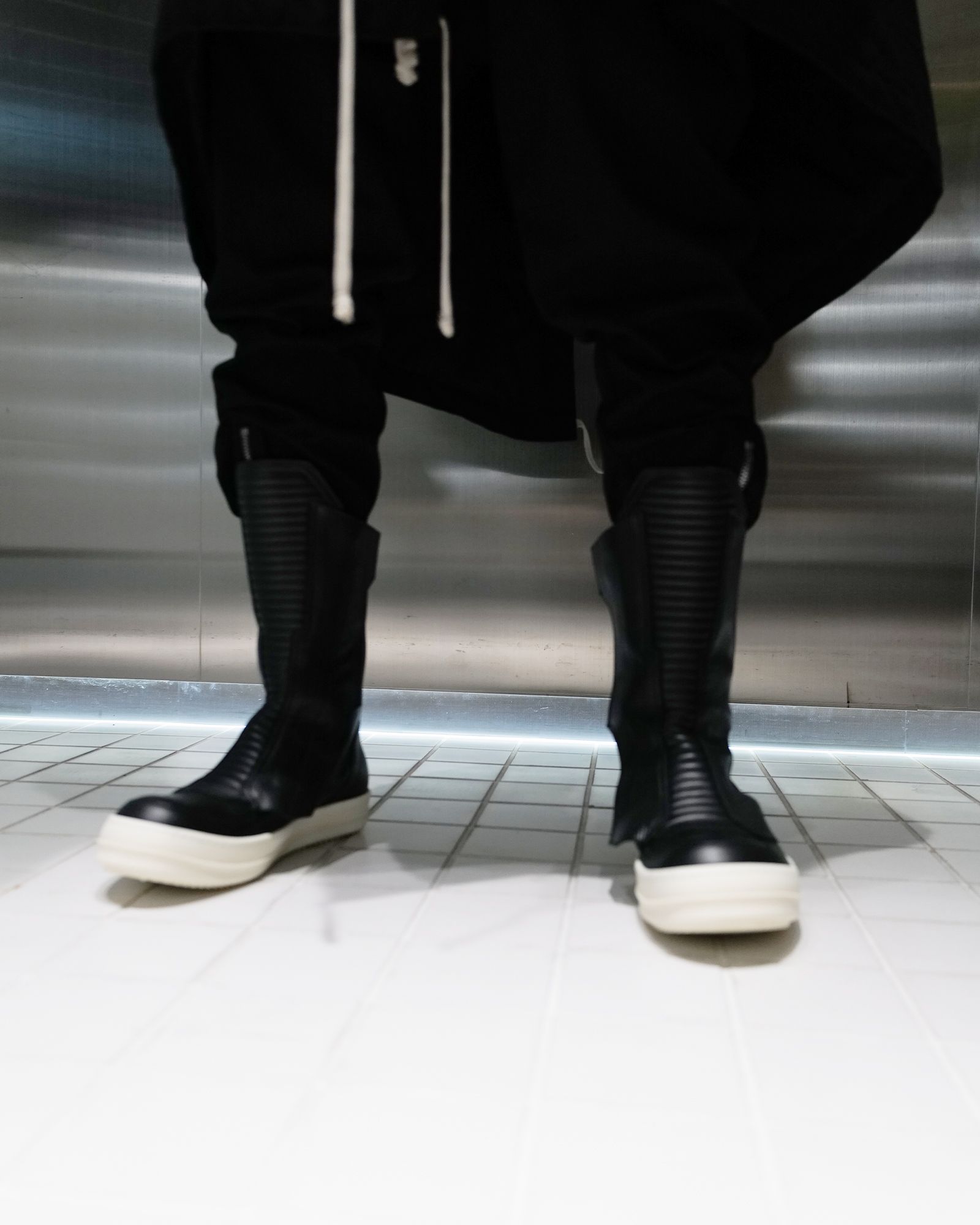 RICK OWENS - リック・オウエンス/Moto sneaks/スニーカー/Black | Detail