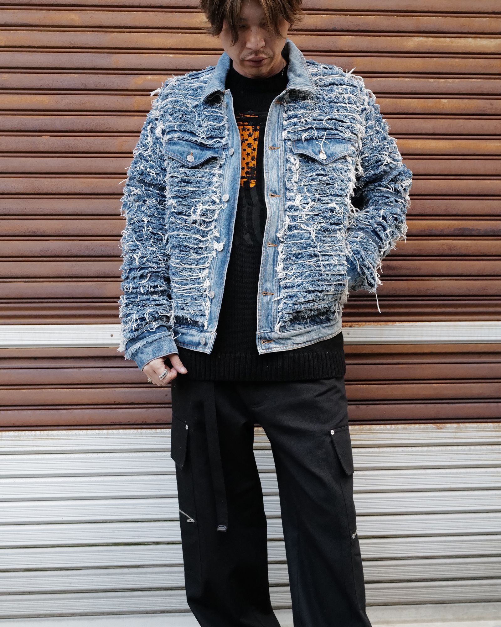 1017 ALYX 9SM - Denim jacket blackmeans (デニムジャケット) Blue