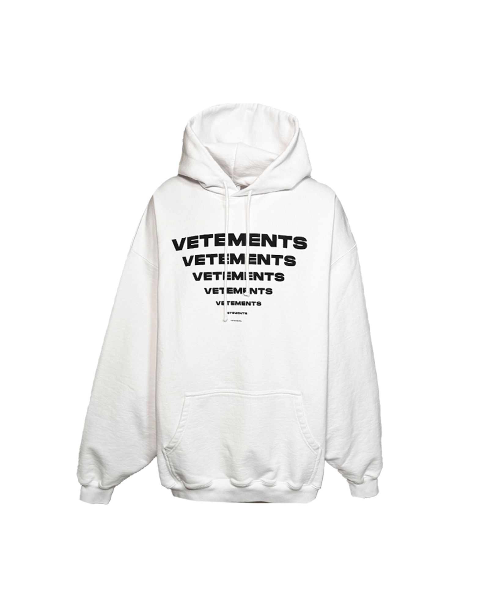 vetements ホワイト ロゴ フーディ - パーカー