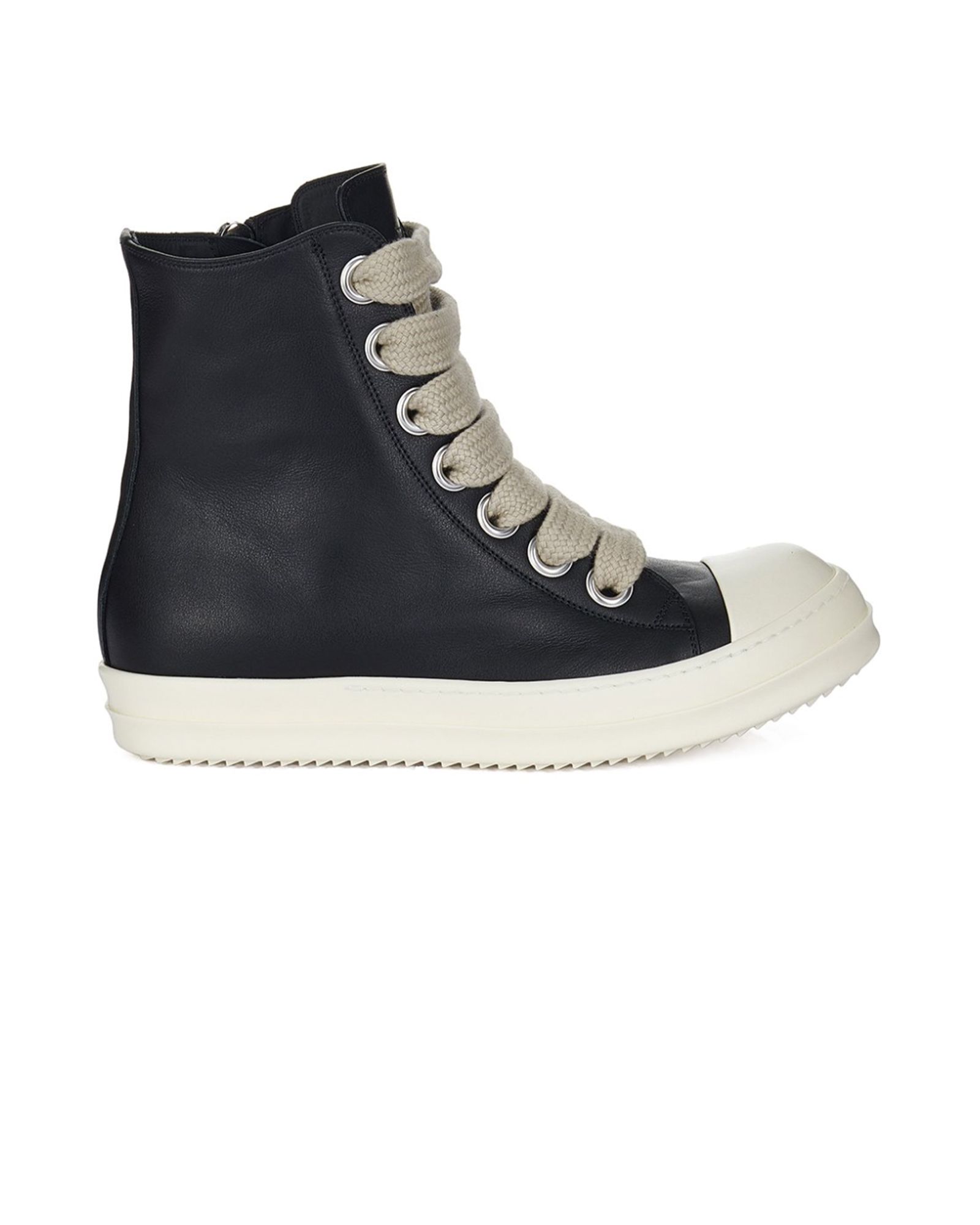 RICK OWENS - JUMBOLACED SNEAKERS/RU02D6892/ハイカットスニーカー/BLACK/PEARL/MILK/MILK  | Detail