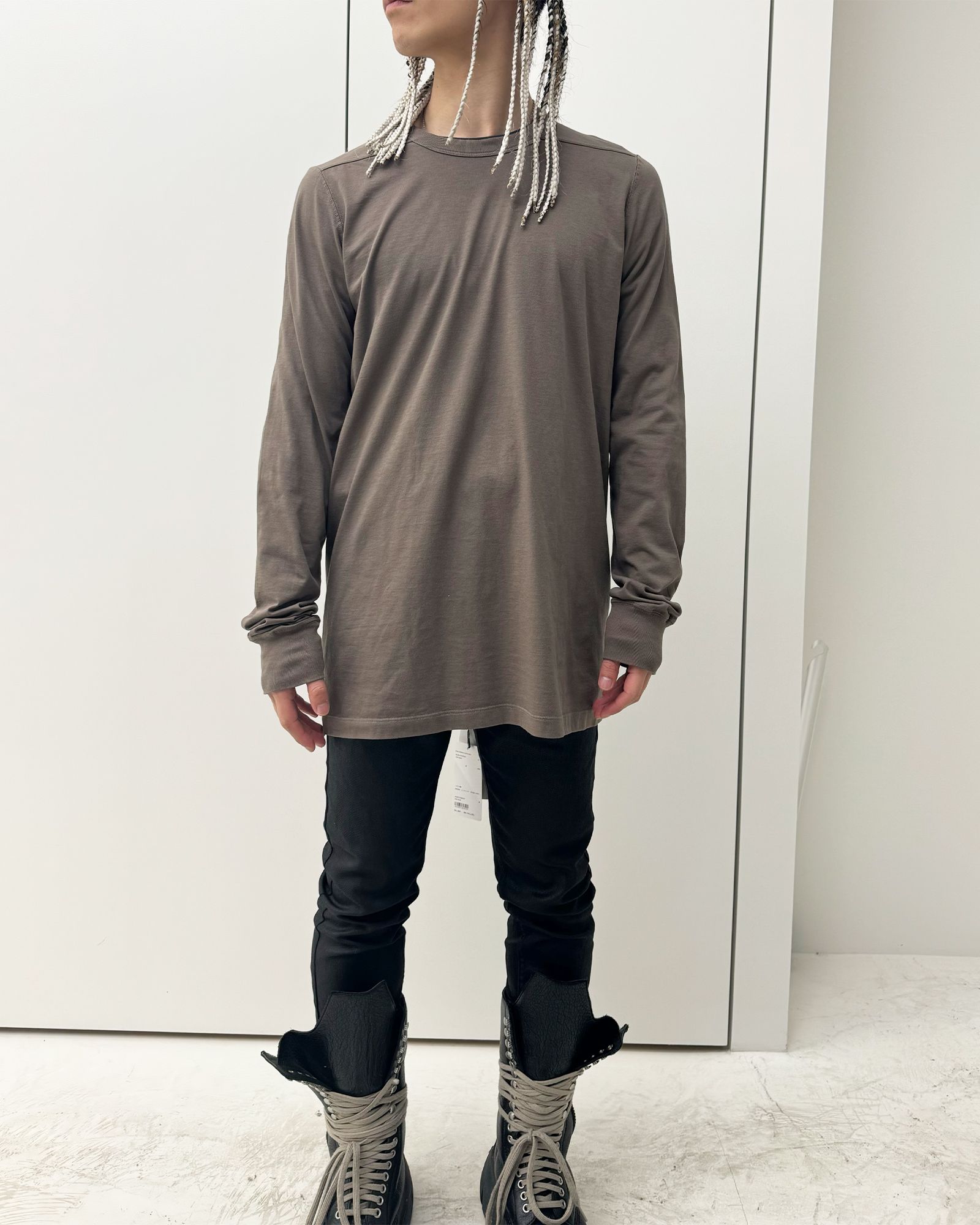 RICK OWENS - LEVEL LS T/RU01C4266JA/ロングスリーブTシャツ/ DUST | Detail