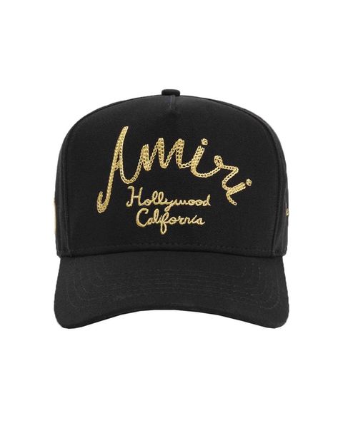 AMIRI アミリ コットン フルキャンバス トラッカーキャップ ブラック 