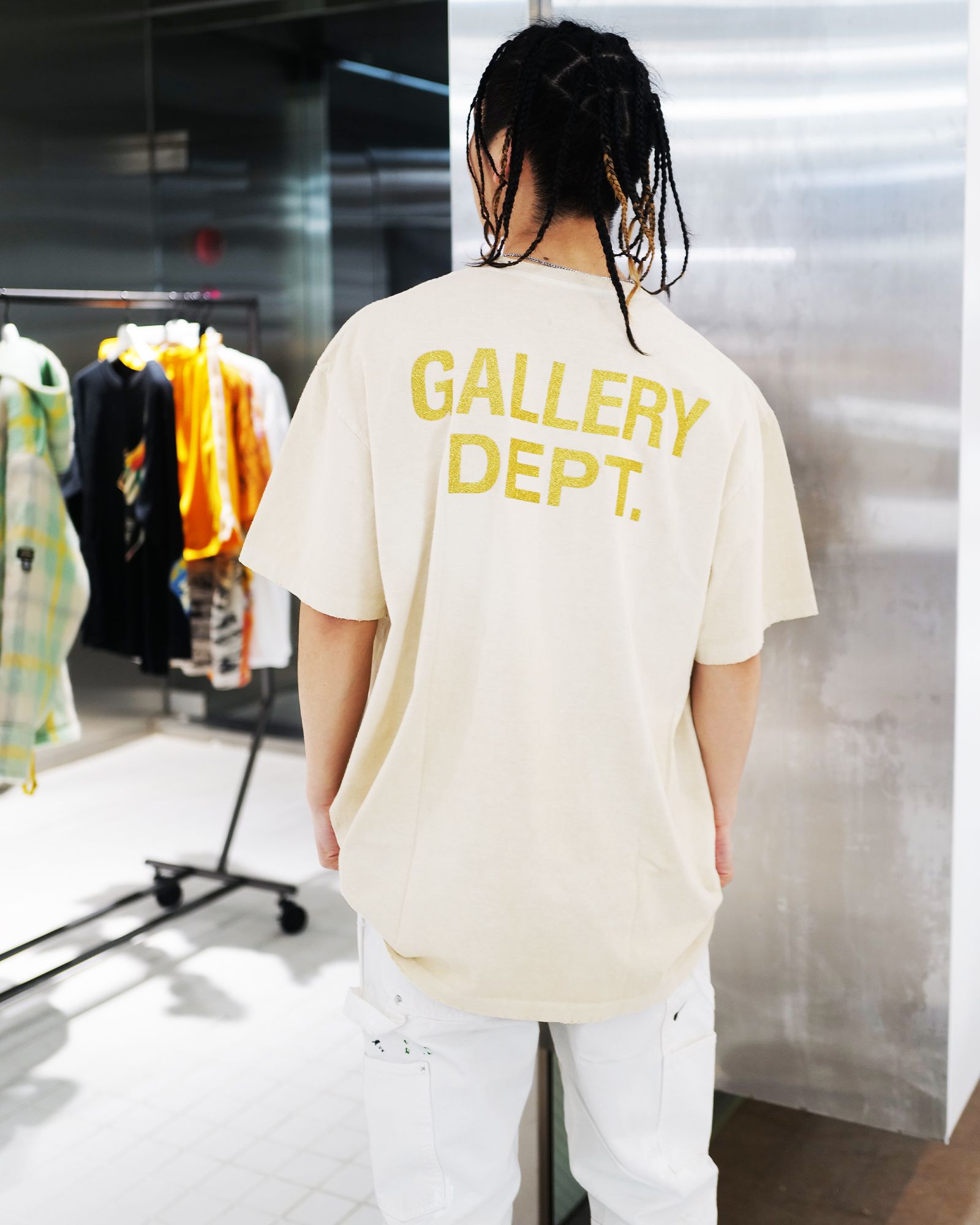 GALLERY DEPT. - ギャラリーデプト/BREAKING NEWS TEE/Tシャツ/ANTIQUE WHITE | Detail
