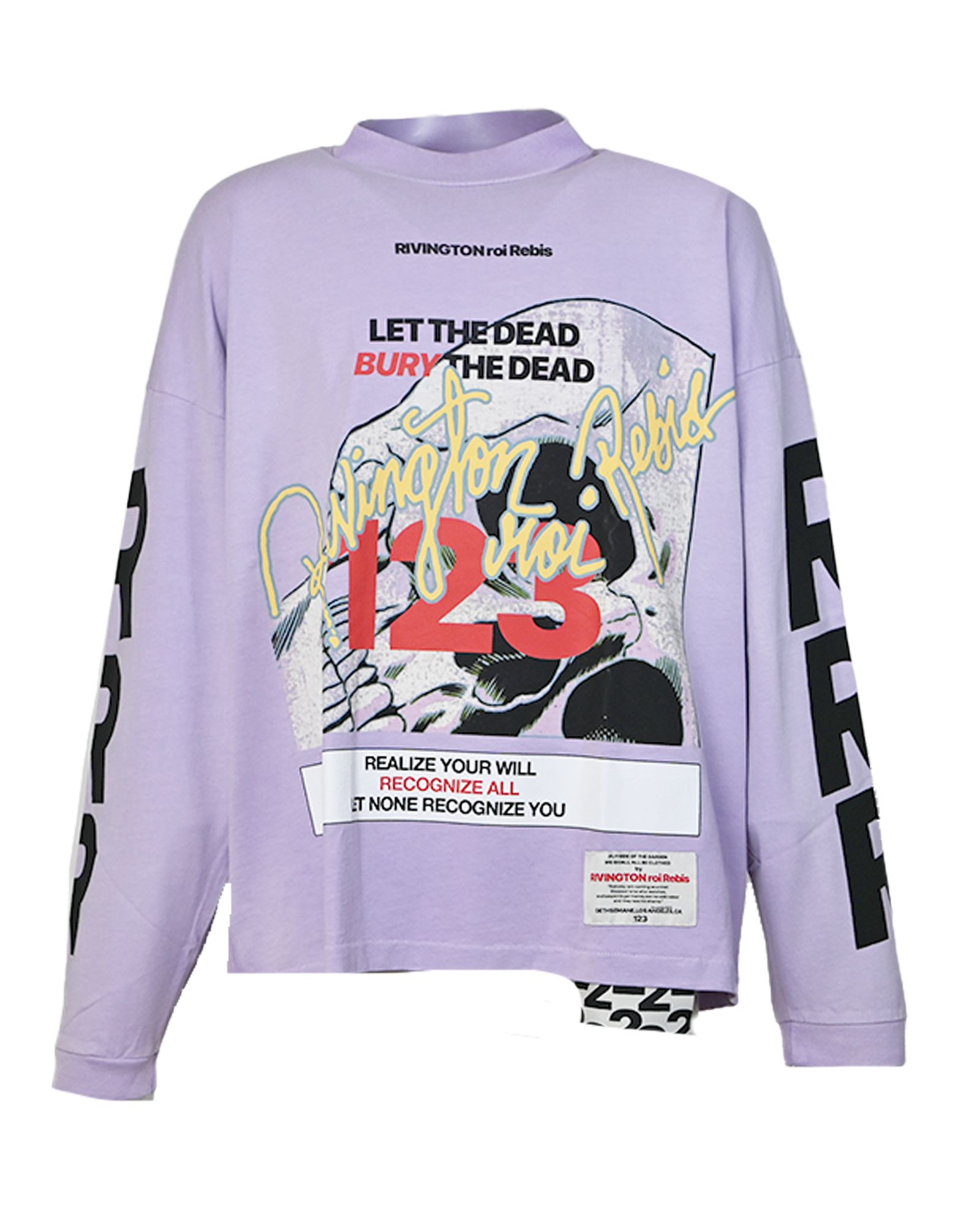 RRR123 - BURY THE DEAD LS TEE / RRR123×EXCLUSIVE /DEAD-LS75/ロンT/ PURPLE |  Detail