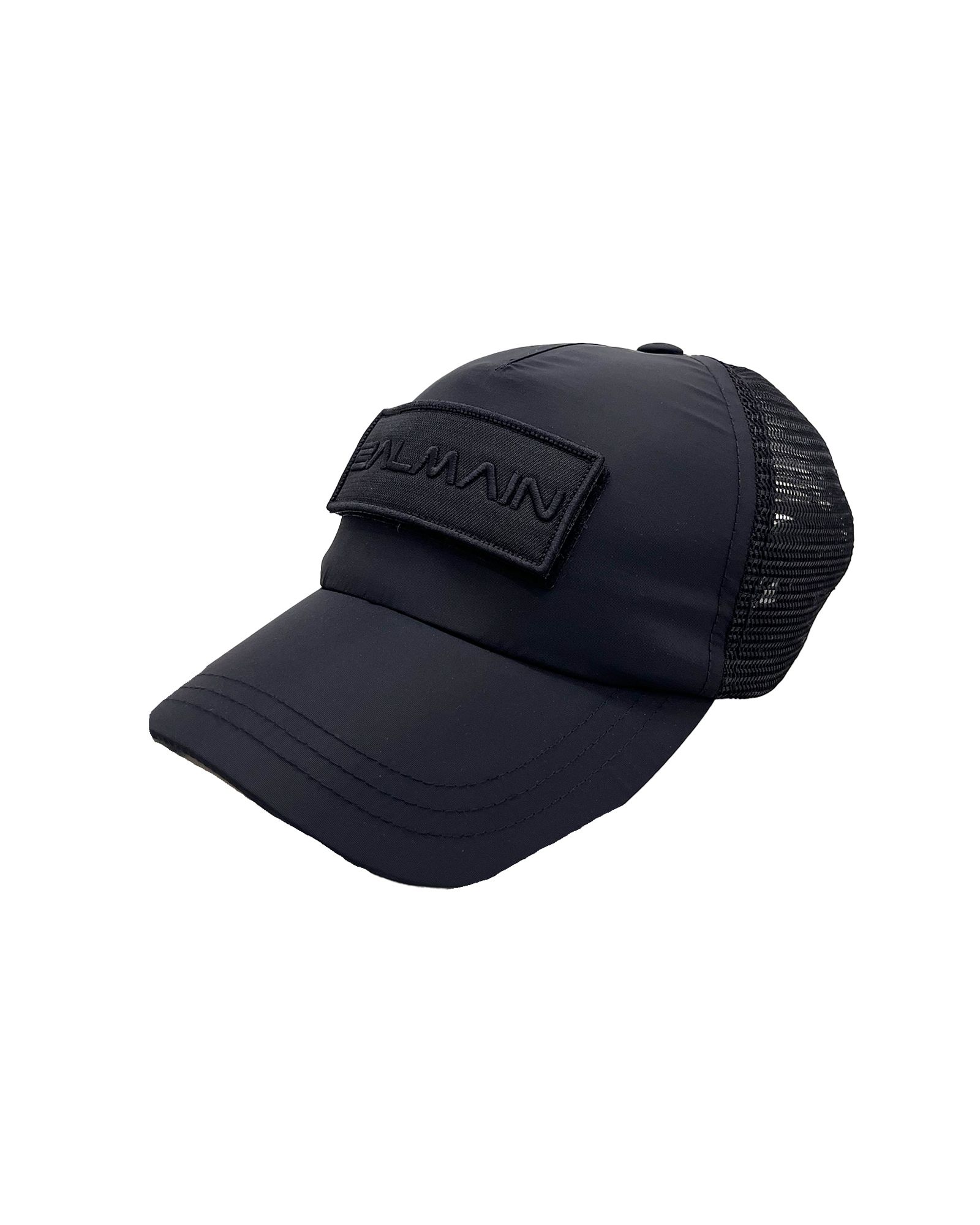 BALMAIN - バルマン/COTTON,MESH&VELCRO PATCH CAP/キャップ/Black