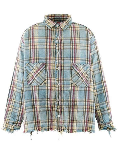 セントマイケル24AW新作SHIRT/BLUE M 暑 名作