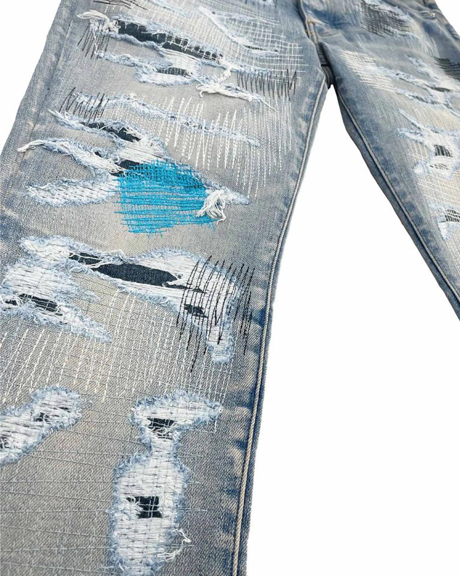 AMIRI - All over repair jean | Detail