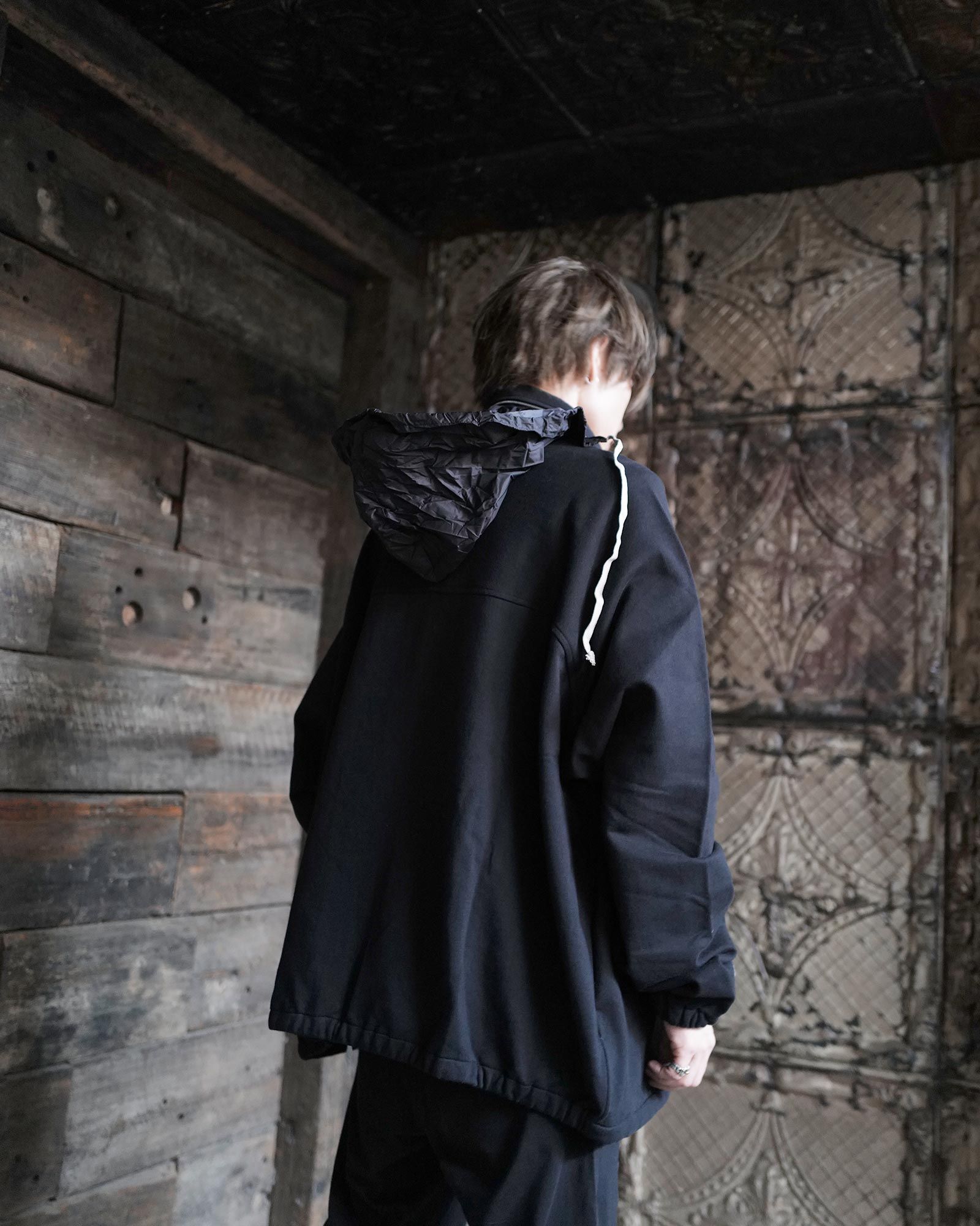 RICK OWENS - JUMBO WINDBREAKER/CM01D0467/ウインドブレーカー/BLACK/RICK OWENS×champion  | Detail