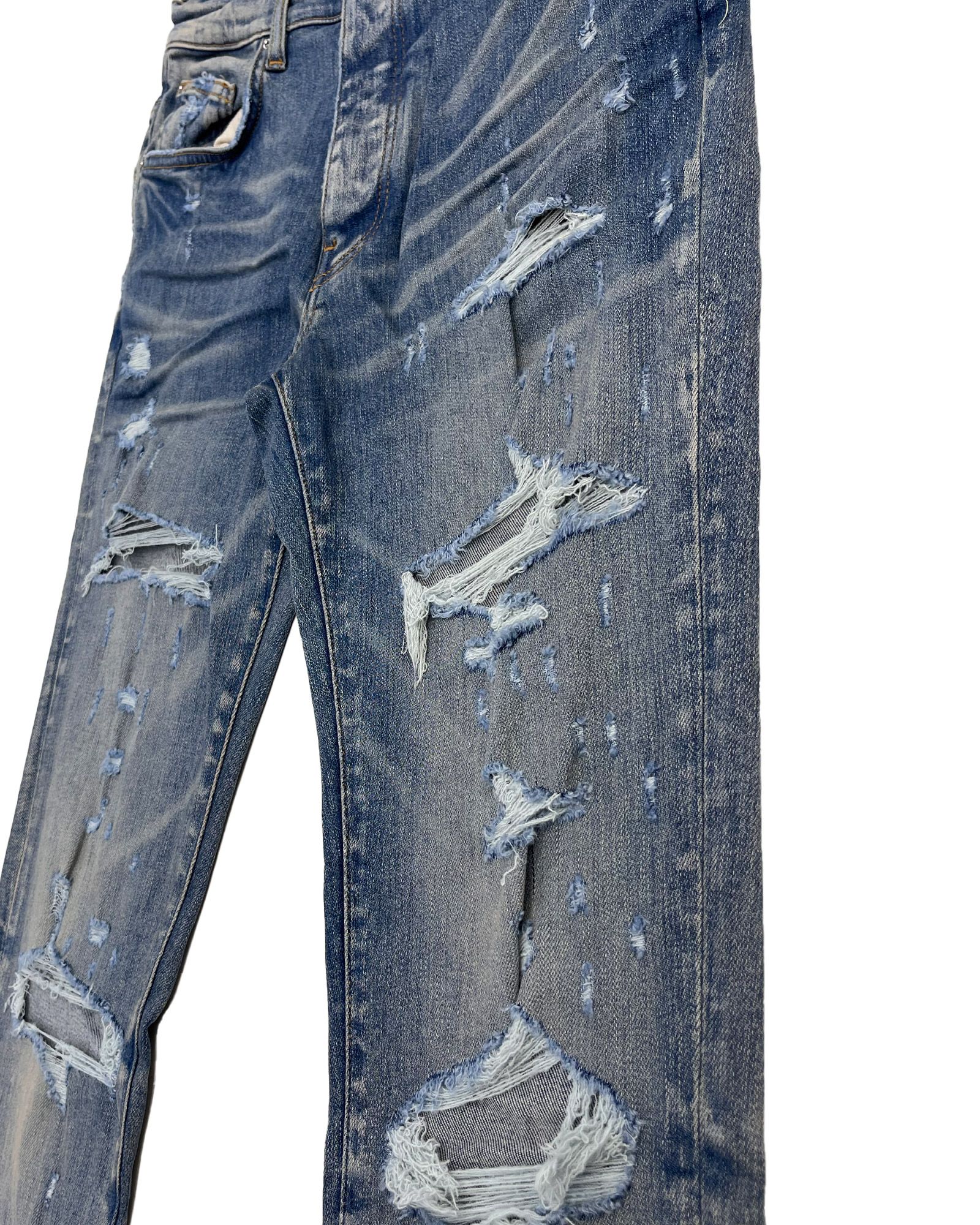 AMIRI - Thrasher plus (デニムパンツ) Indigo | Detail