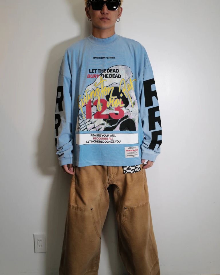 RRR123 - BURY THE DEAD LS TEE / RRR123×EXCLUSIVE /DEAD-LS55/ロンT 