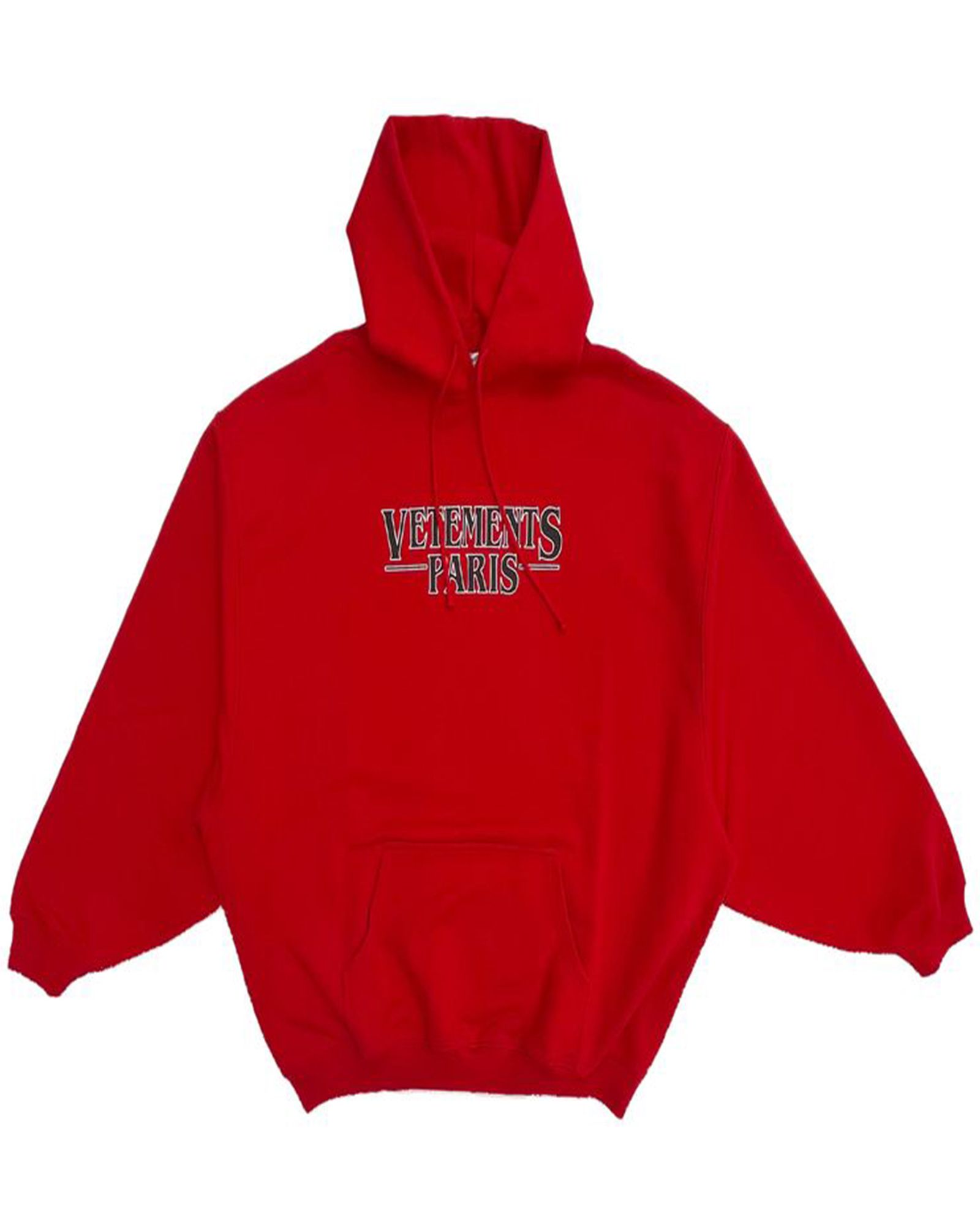 VETEMENTS - VETEMENTS PARIS LOGO HOODIE/UE54HD500R/プルオーバーパーカー/RED | Detail