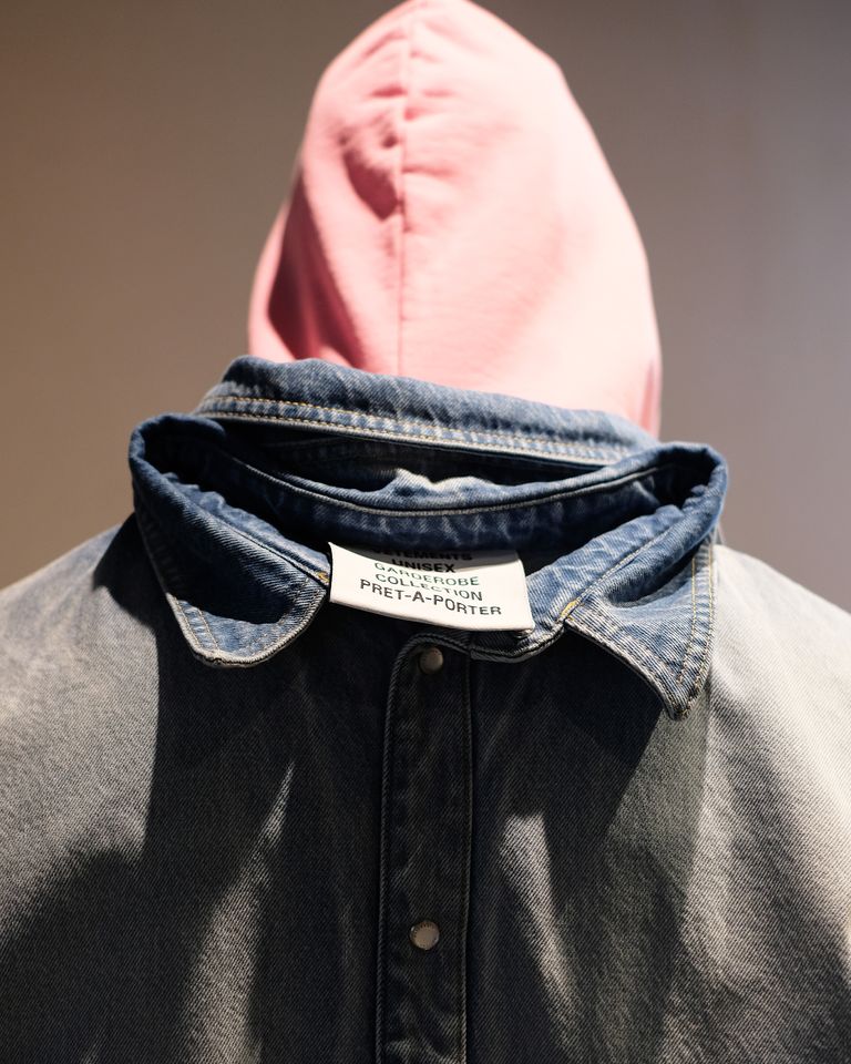 VETEMENTS - FRONT-BACK DENIM SHIRT/UA65SH810N/デニムシャツ/LIGHT 