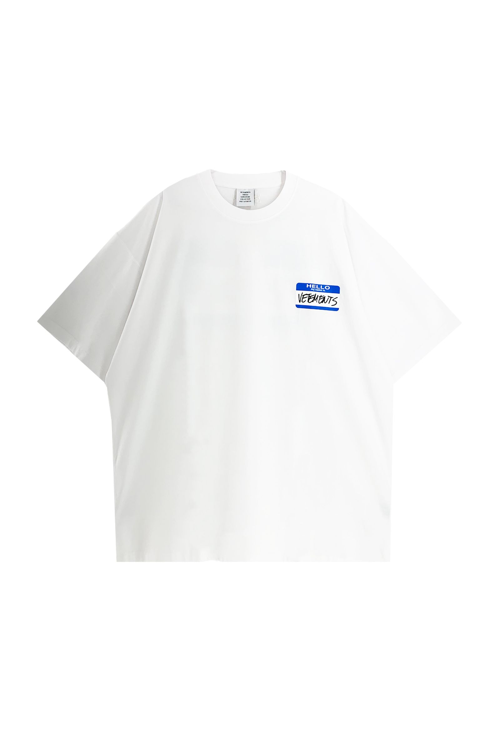 MY NAME IS VETEMENTS T-SHIRT WHITE - XS