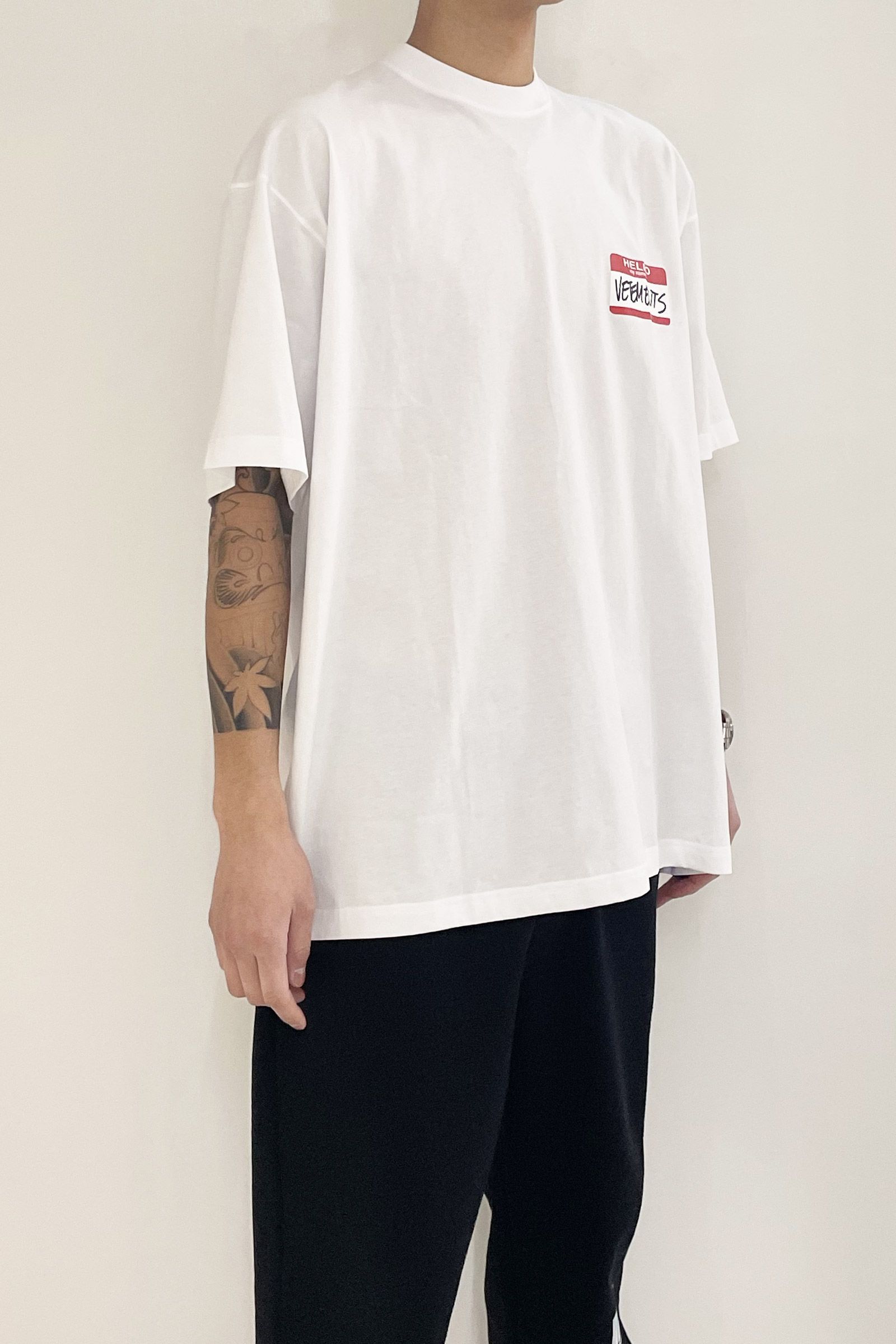 MY NAME IS VETEMENTS T-SHIRT/WHITE - XS
