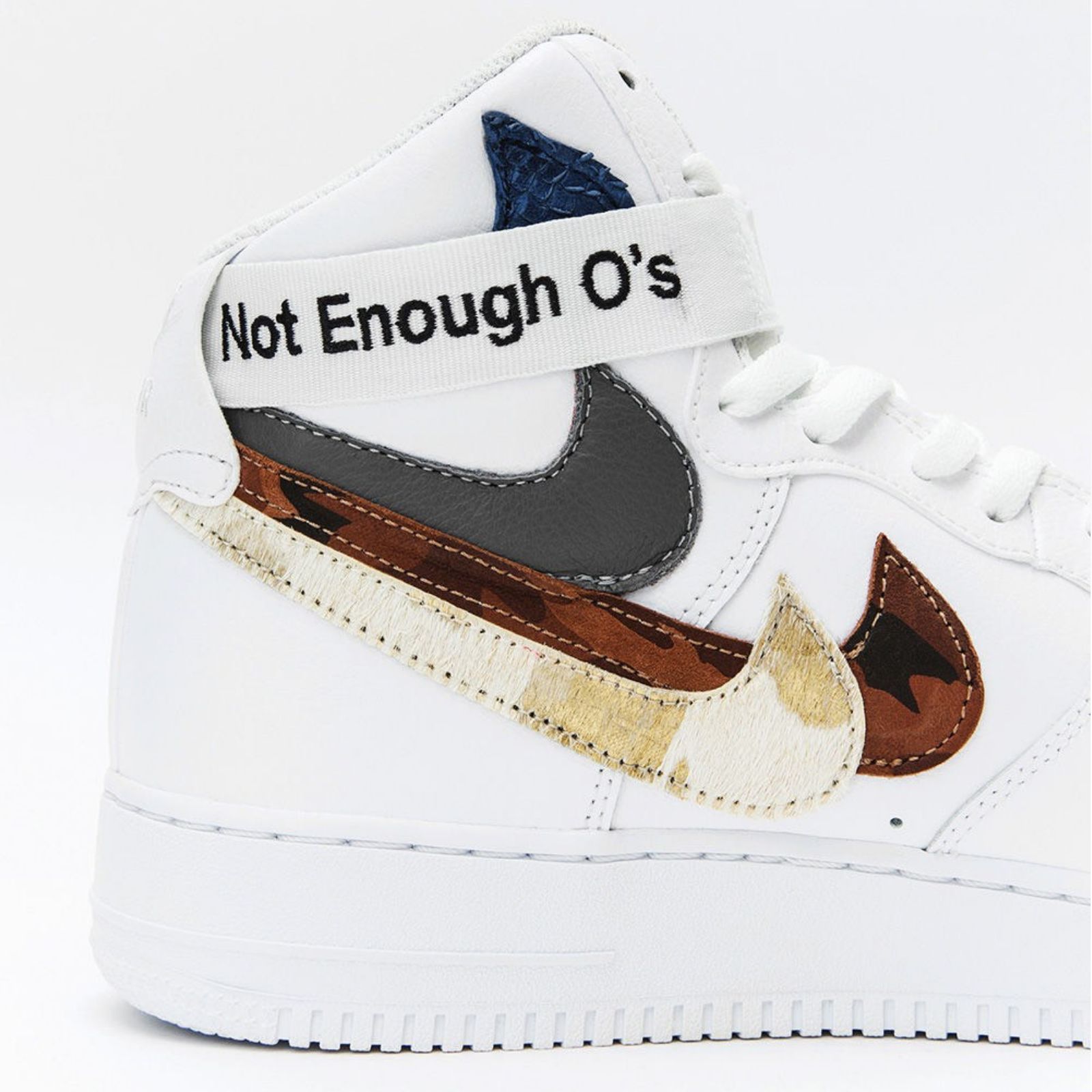 Nike Air Force 1 Low Misplaced Swooshes Black Multi CK7214-001