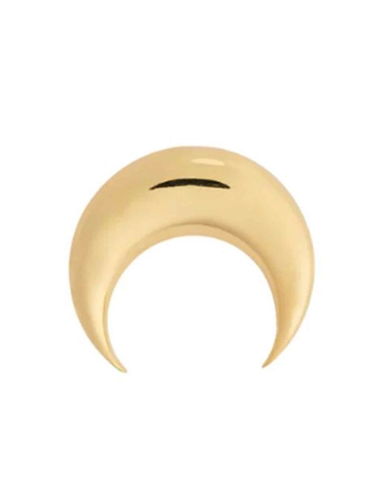 Marine Serre - REGENERATED TIN MOON STUD EARRINGS/UJW013/ピアス 