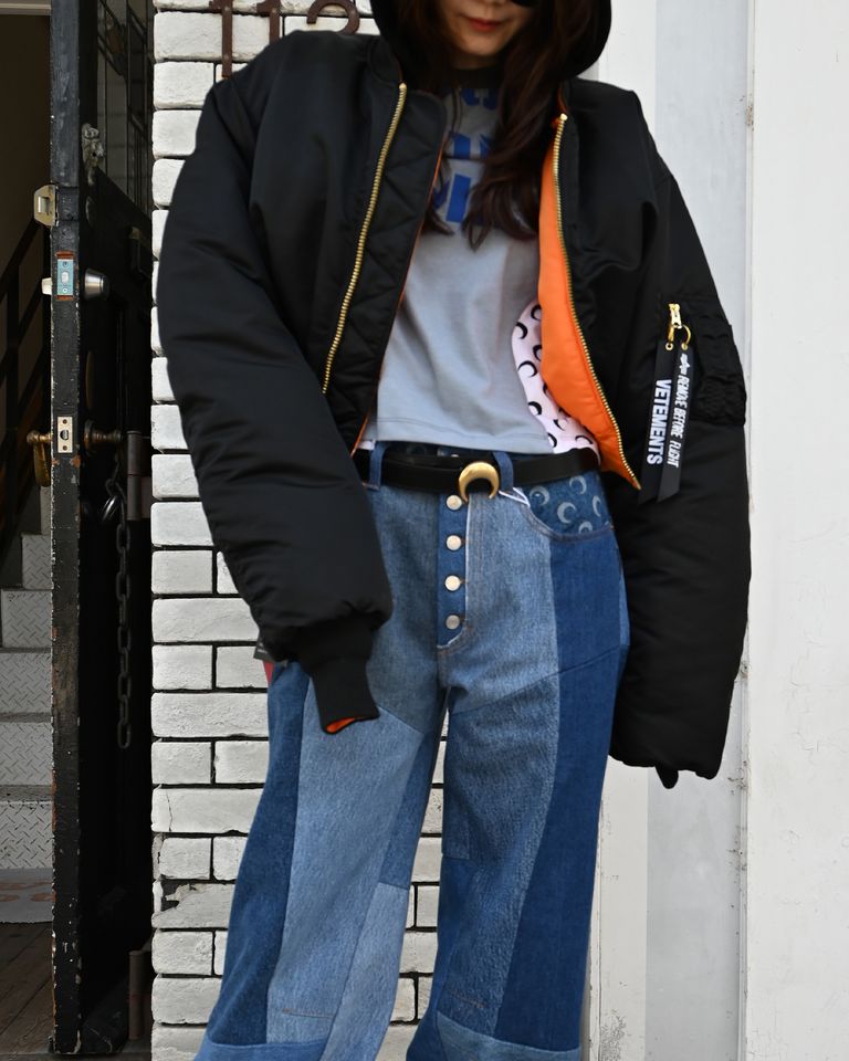 VETEMENTS - FITTED HOODED BOMBER JACKET/UA65JA202B/ボンバー 