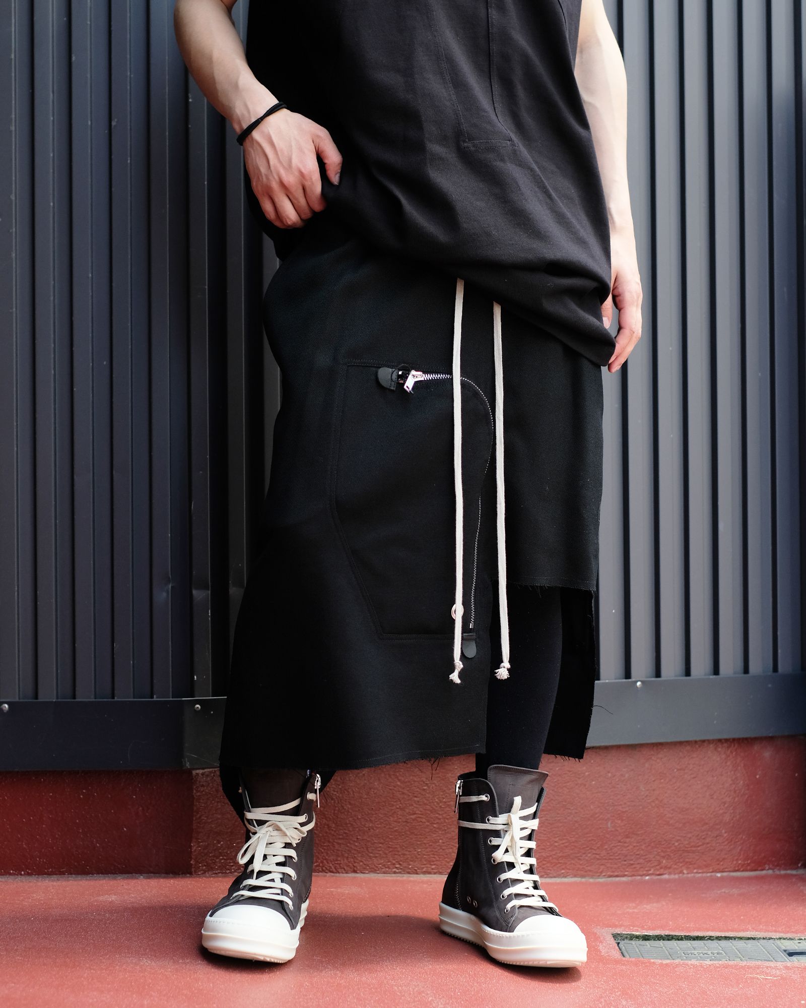 RICK OWENS - DRACCA SKIRTS/RU02D6341/スカート/BLACK | Detail