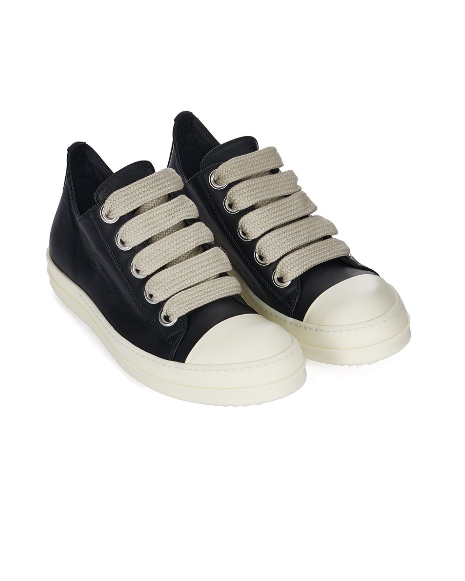 RICK OWENS - JUMBOLACED LOW SNEAKERS/RU02D6893/スニーカー/BLACK/PEARL/MILK/MILK  | Detail