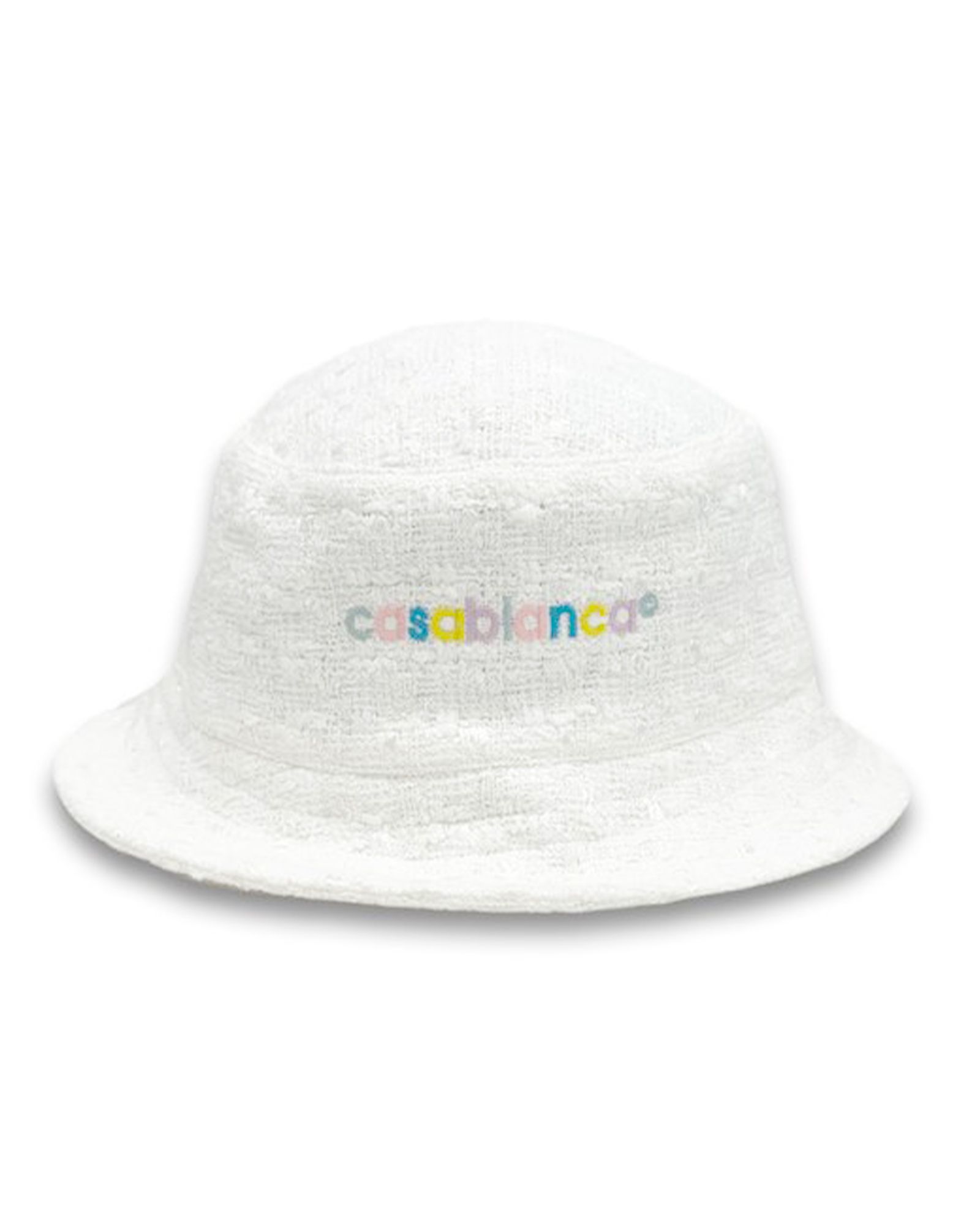 CASABLANCA - EMBROIDERED BUCKET HAT/バケットハット/OFF-WHITE | Detail