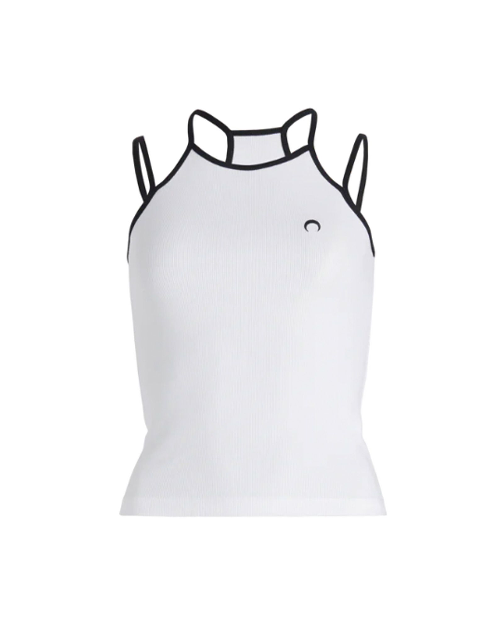 Marine Serre   Organic cotton tennis court top   Detail