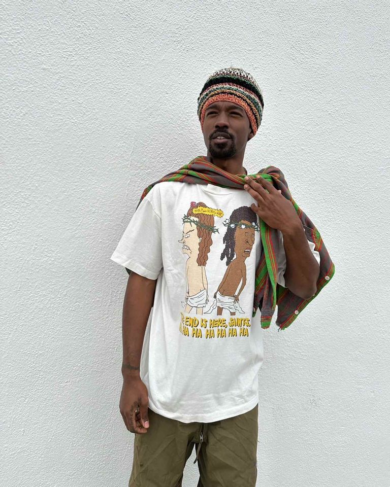 SAINT Mxxxxxx - DT_SS TEE/HLY&VIRTS/SM-A23-0000-C22/Tシャツ/WHITE 