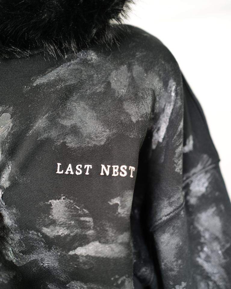 LAST NEST - FUR COARTING HOODIE/LN24-8/コーディングジップ 