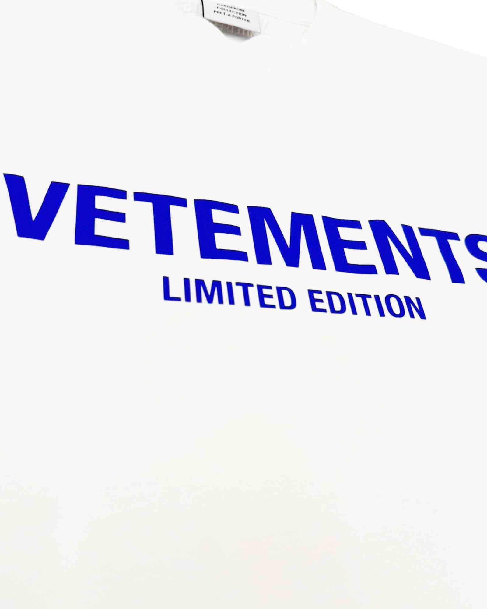 VETEMENTS - ヴェトモン/LIMITED EDITION LOGO T-SHIRT/ロゴTシャツ 
