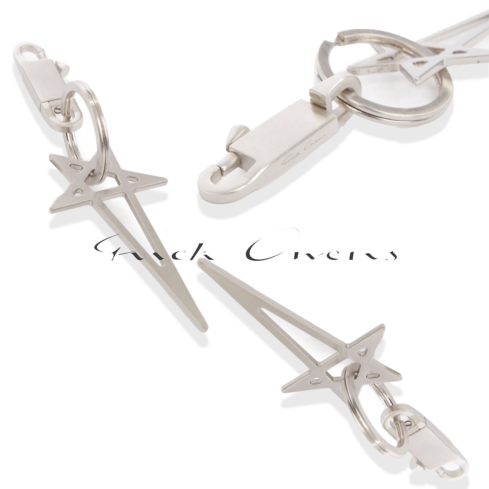 RICK OWENS - PENTAGRAM/キーリング/SILVER | Detail