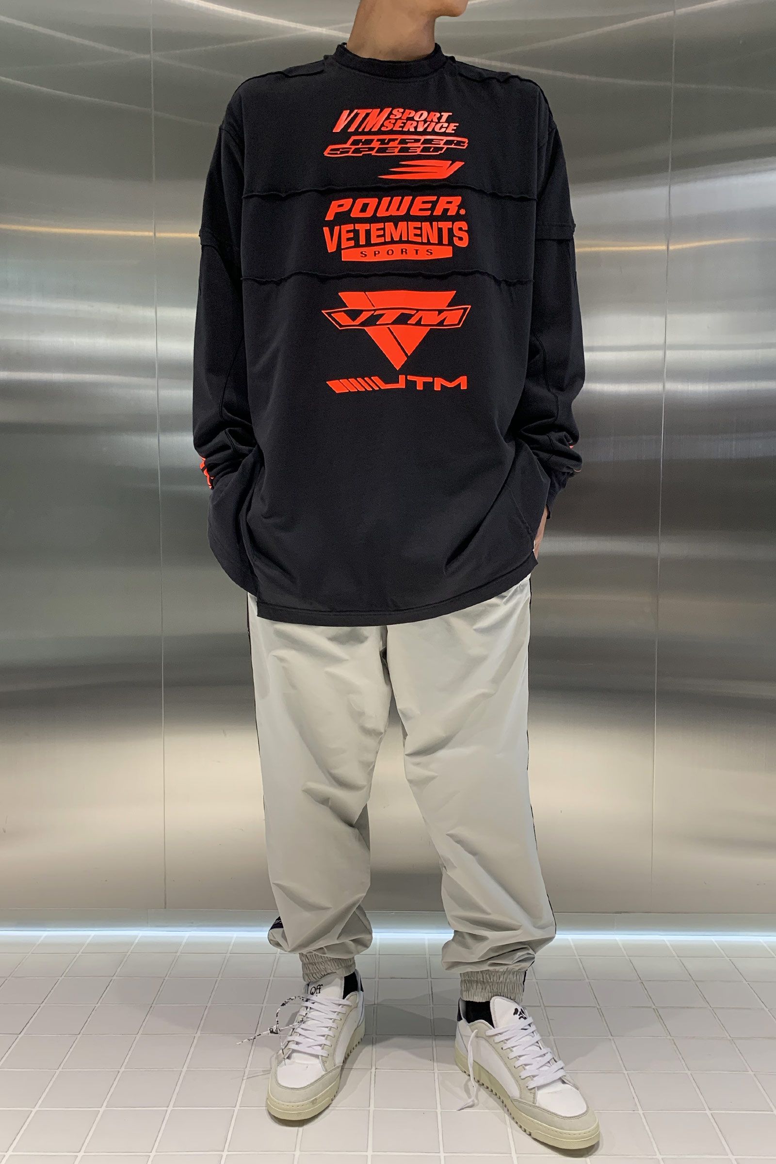 VETEMENTS 21AW Motocross Patched Longsleeve カットソー | www