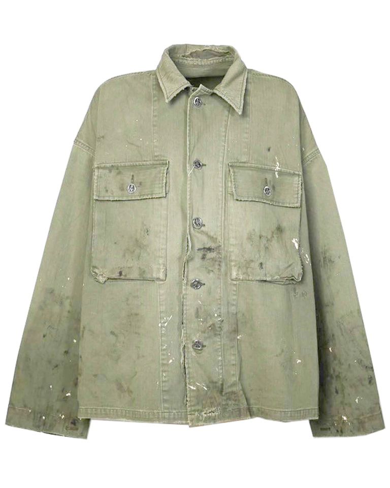 READYMADE - HBONE SHIRTJACKET/RM-P01-0000-057/シャツジャケット  