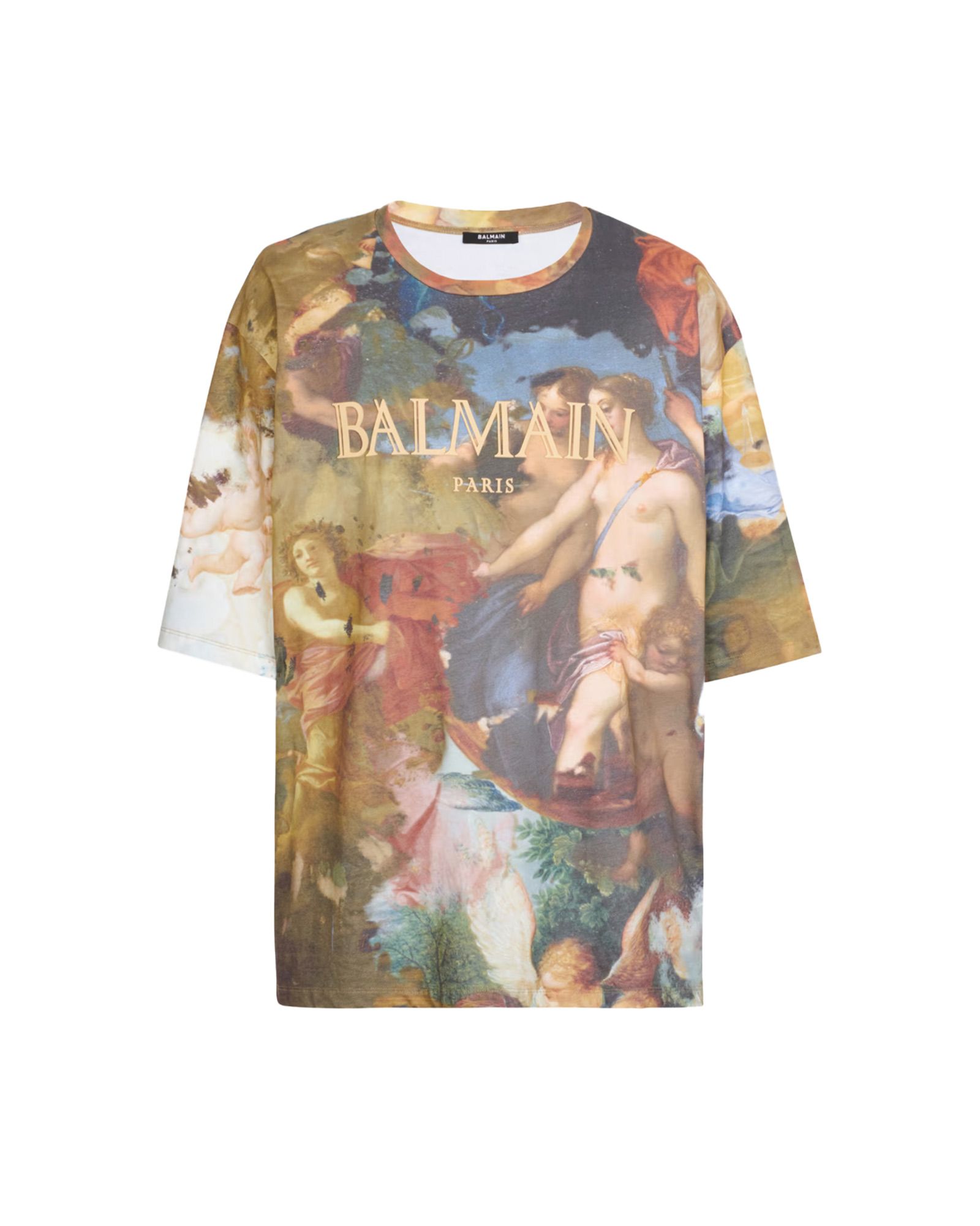 BALMAIN - AO PAINTING PRINT T-SHIRT - OV | Detail