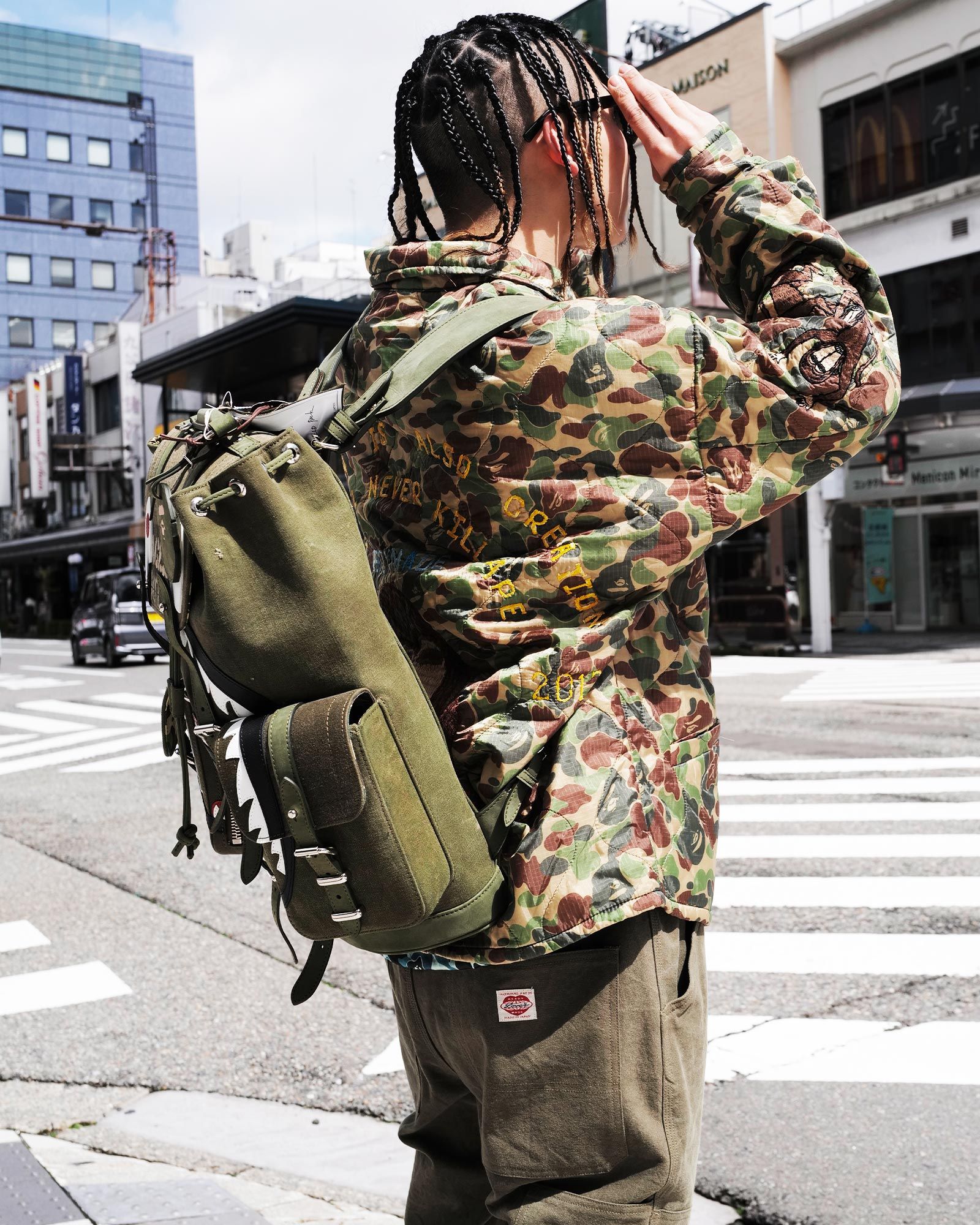 READYMADE - レディメイド/RMxAPE FIELDPACK_KH/バッグパック/KHAKI | Detail