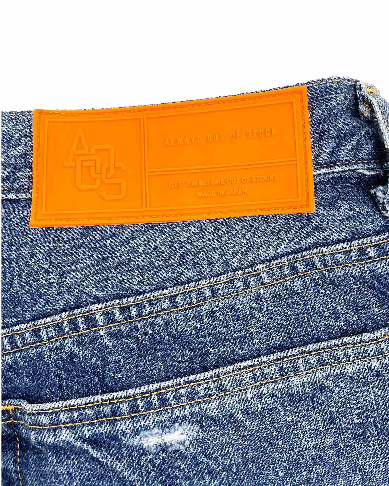 ALWAYS OUT OF STOCK - Hard wash straight denim | Detail