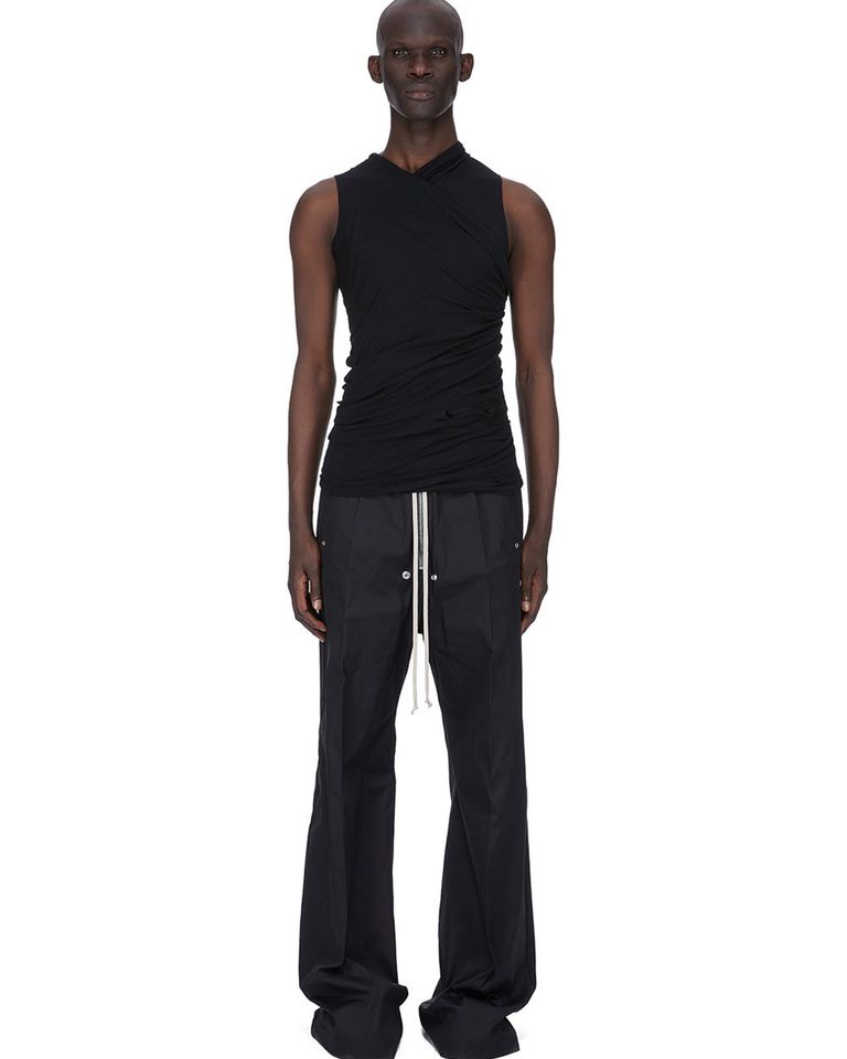 RICK OWENS - WIDE BELA PANTS (TE)/BLACK | Detail