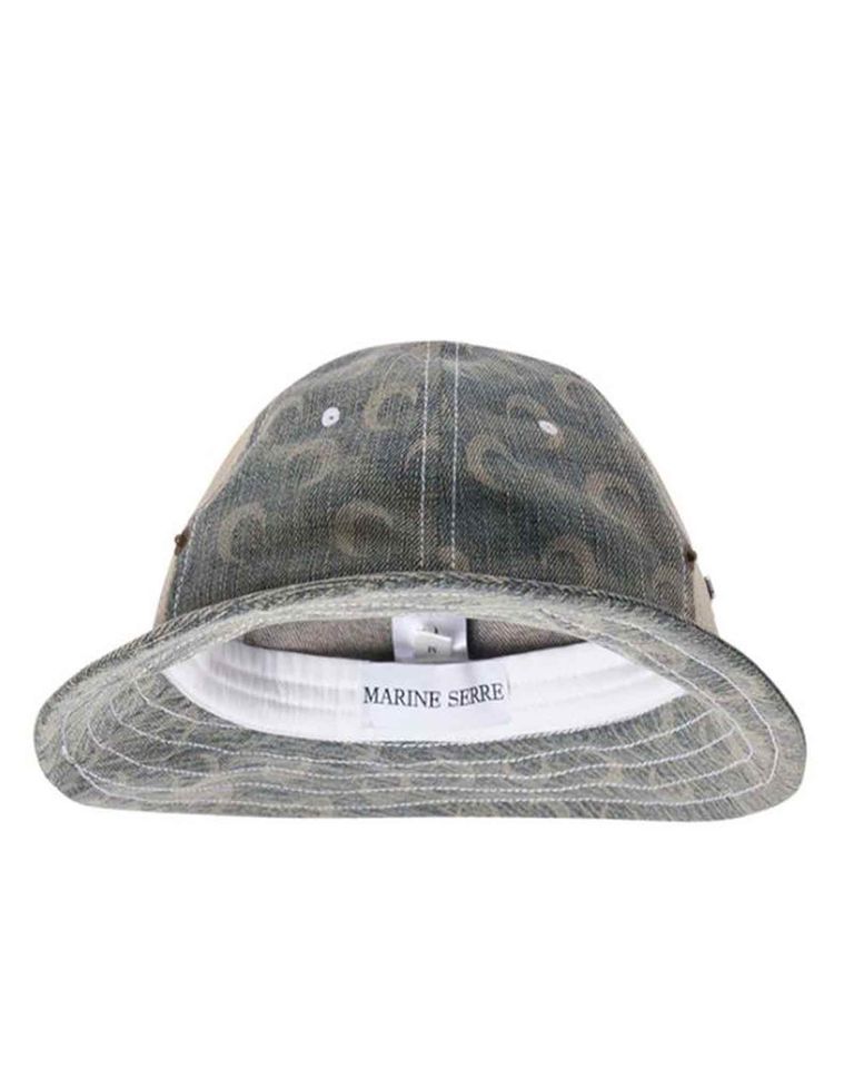 Marine Serre - REGENERATED DENIM BELL HAT/UHG004/バケットハット 