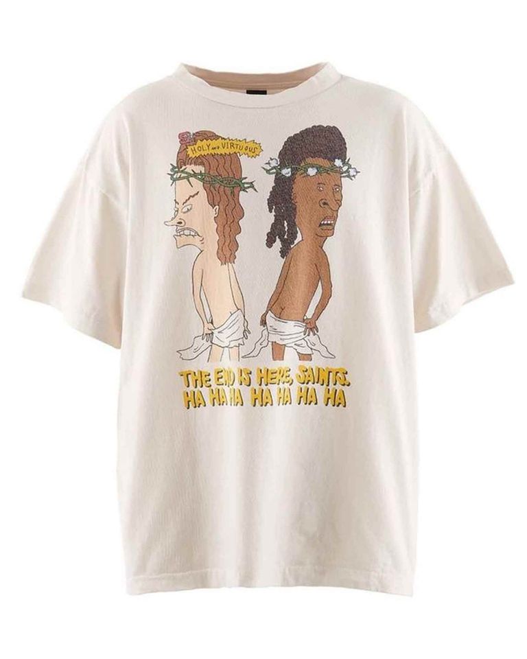 SAINT Mxxxxxx - DT_SS TEE/HLY&VIRTS/SM-A23-0000-C22/Tシャツ/WHITE 